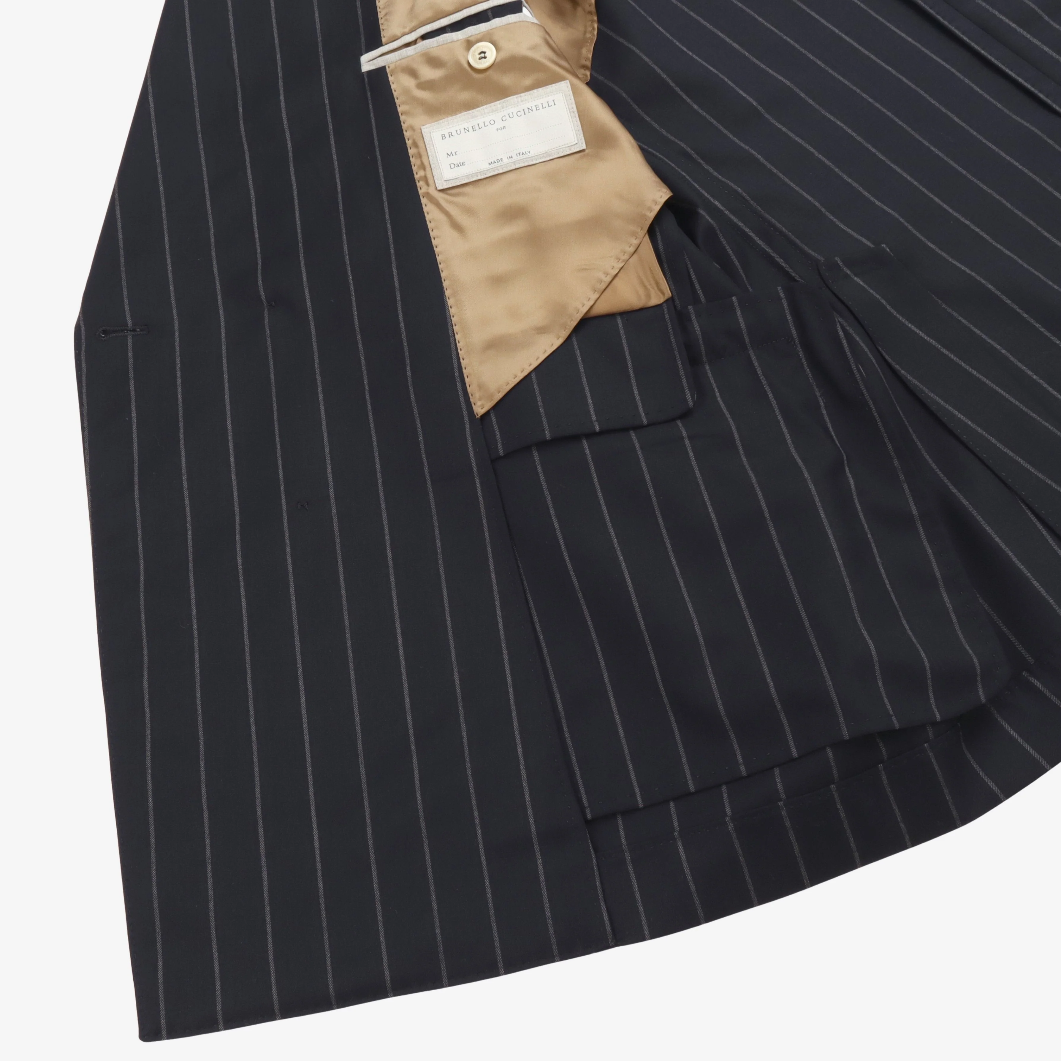 Pinstripe DB Wool Blazer - Image 4