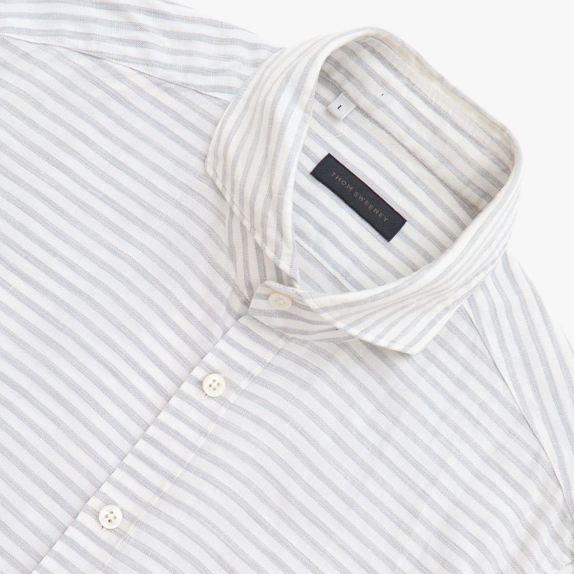 Striped Linen Blend Shirt - Image 3
