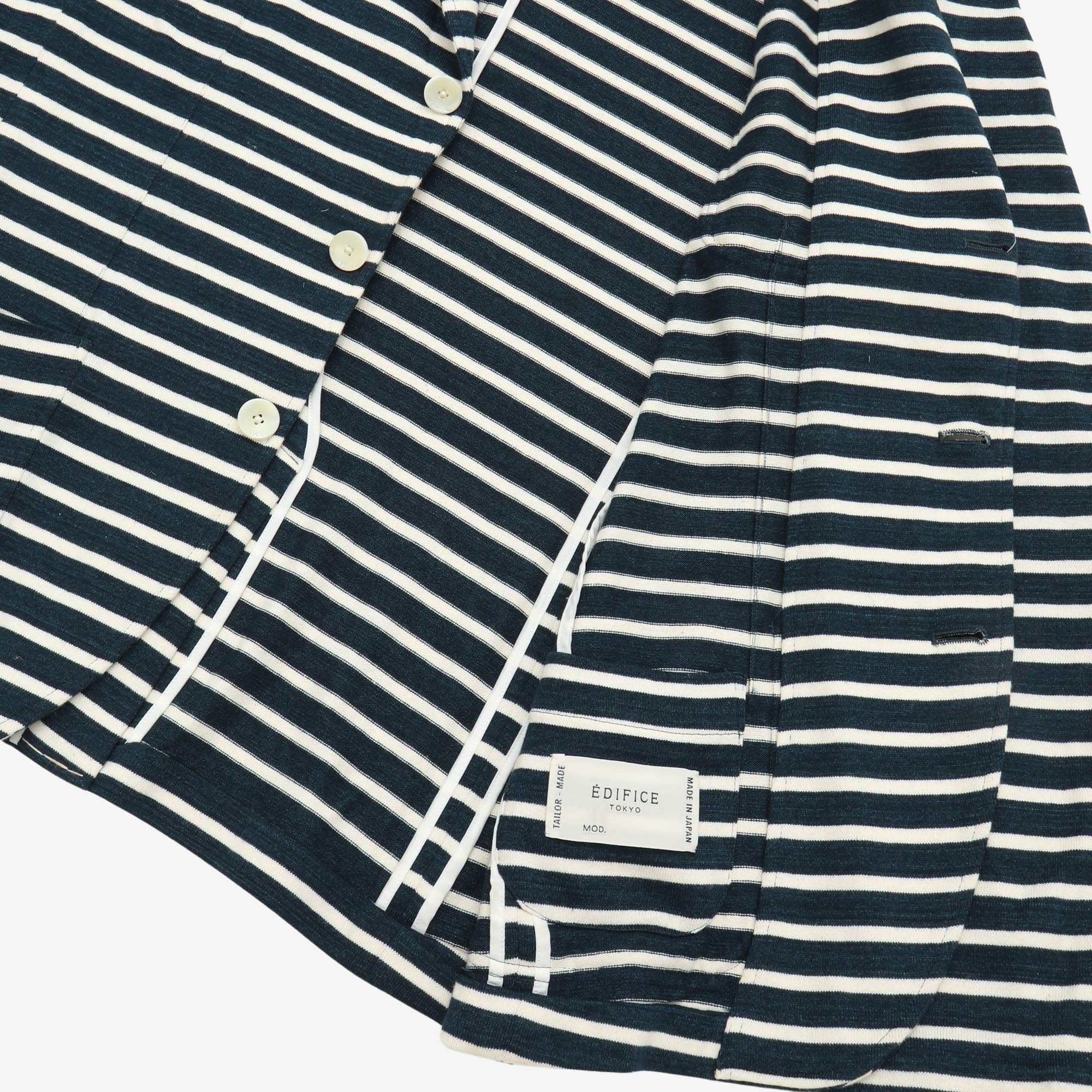 Stripe Jersey Blazer - Image 4