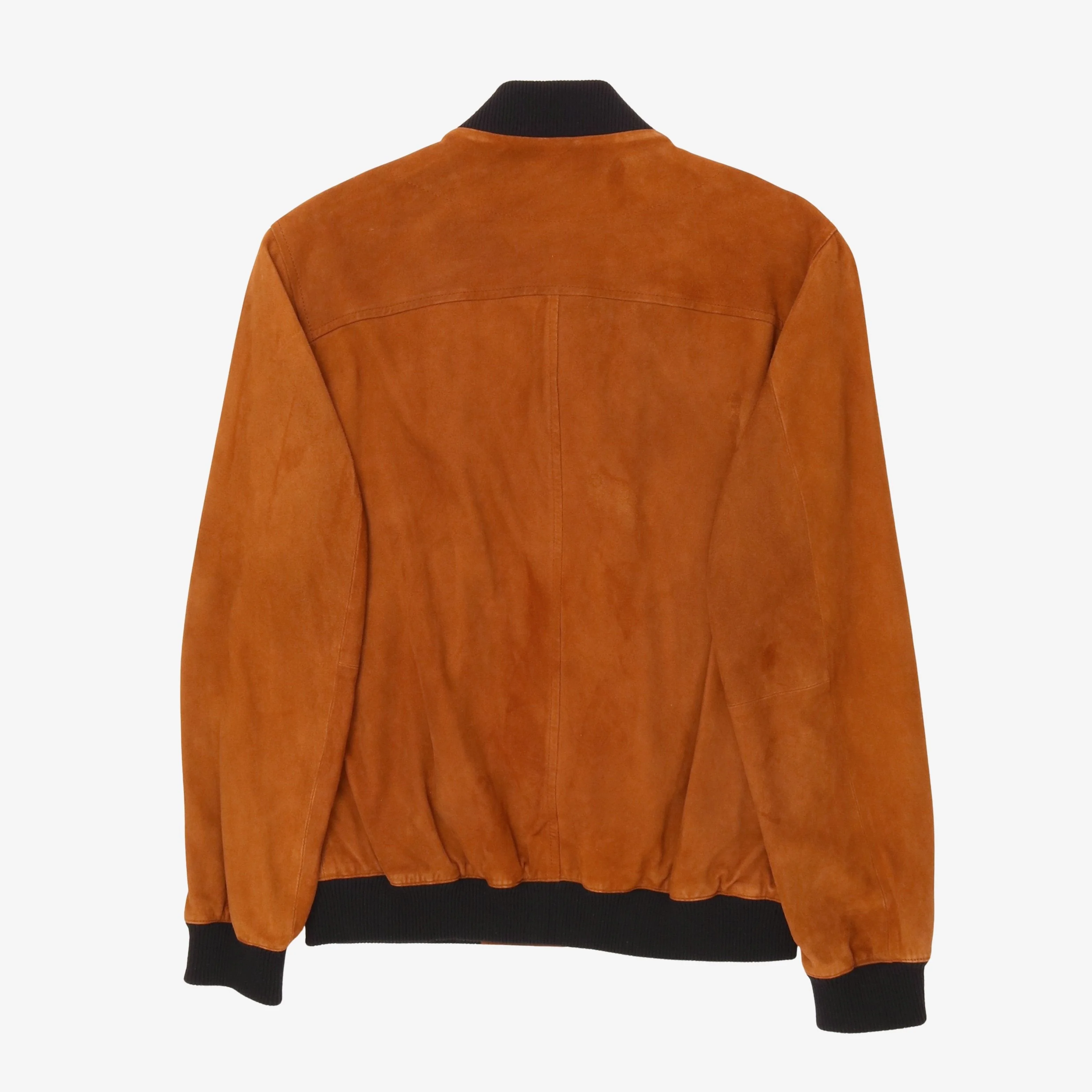 Suede Bomber Jacket - Image 2