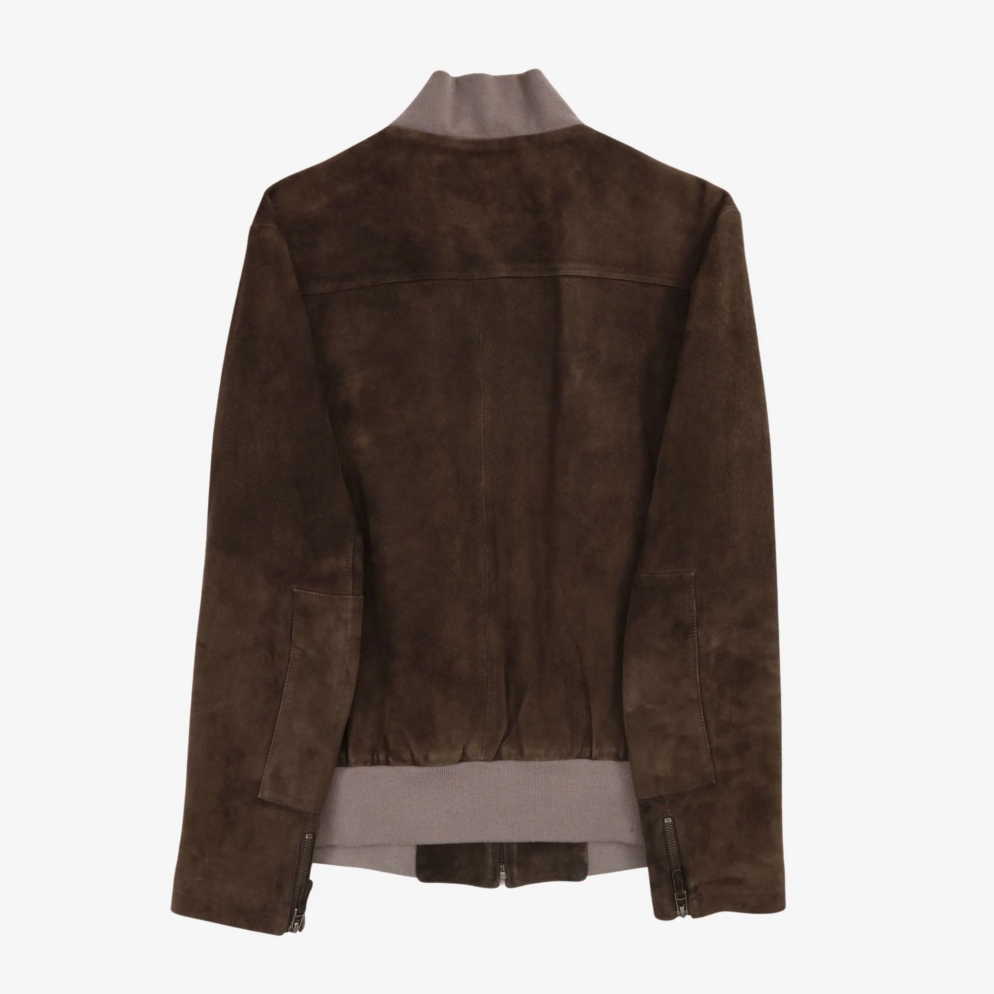 Suede Bomber Jacket - Image 2