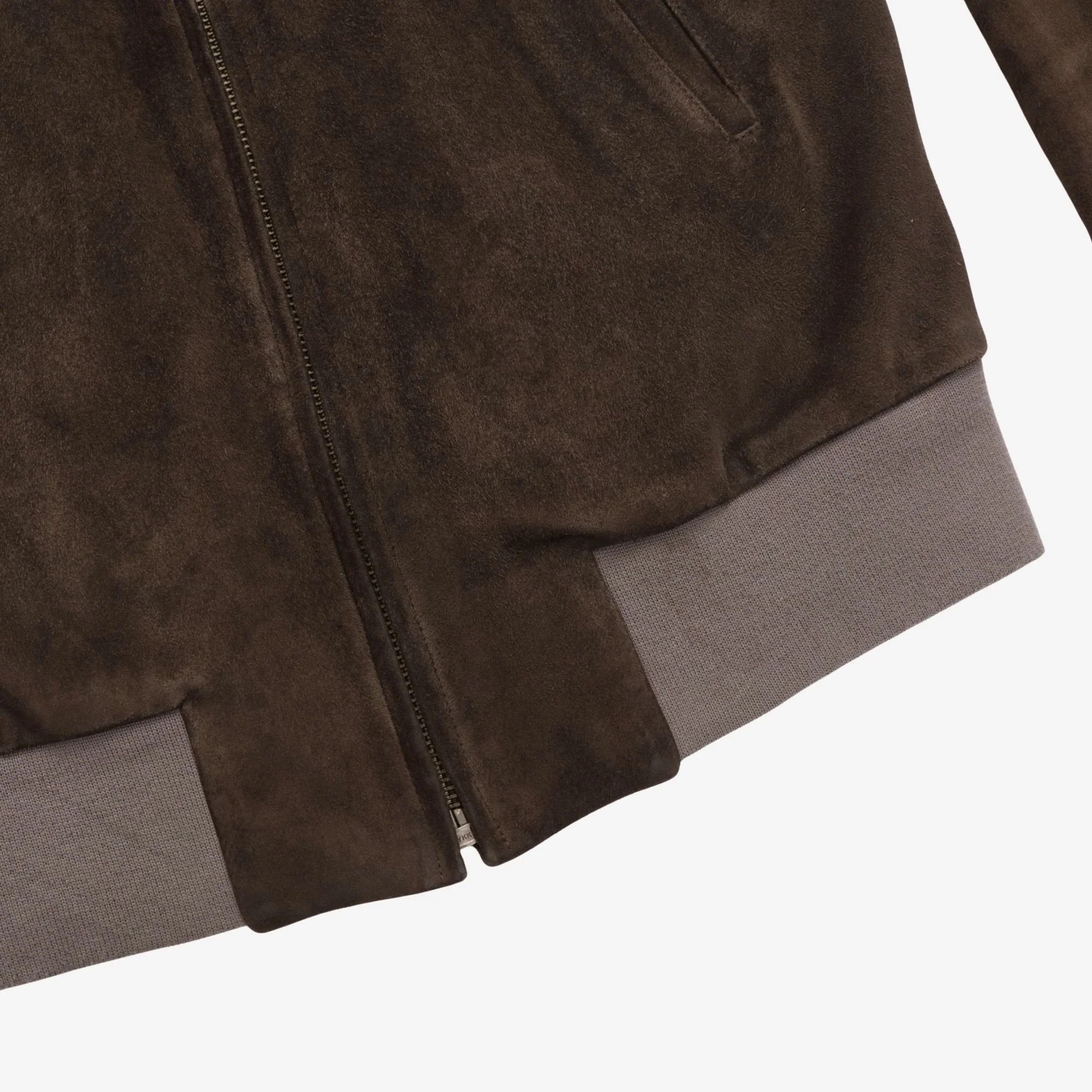 Suede Bomber Jacket - Image 5