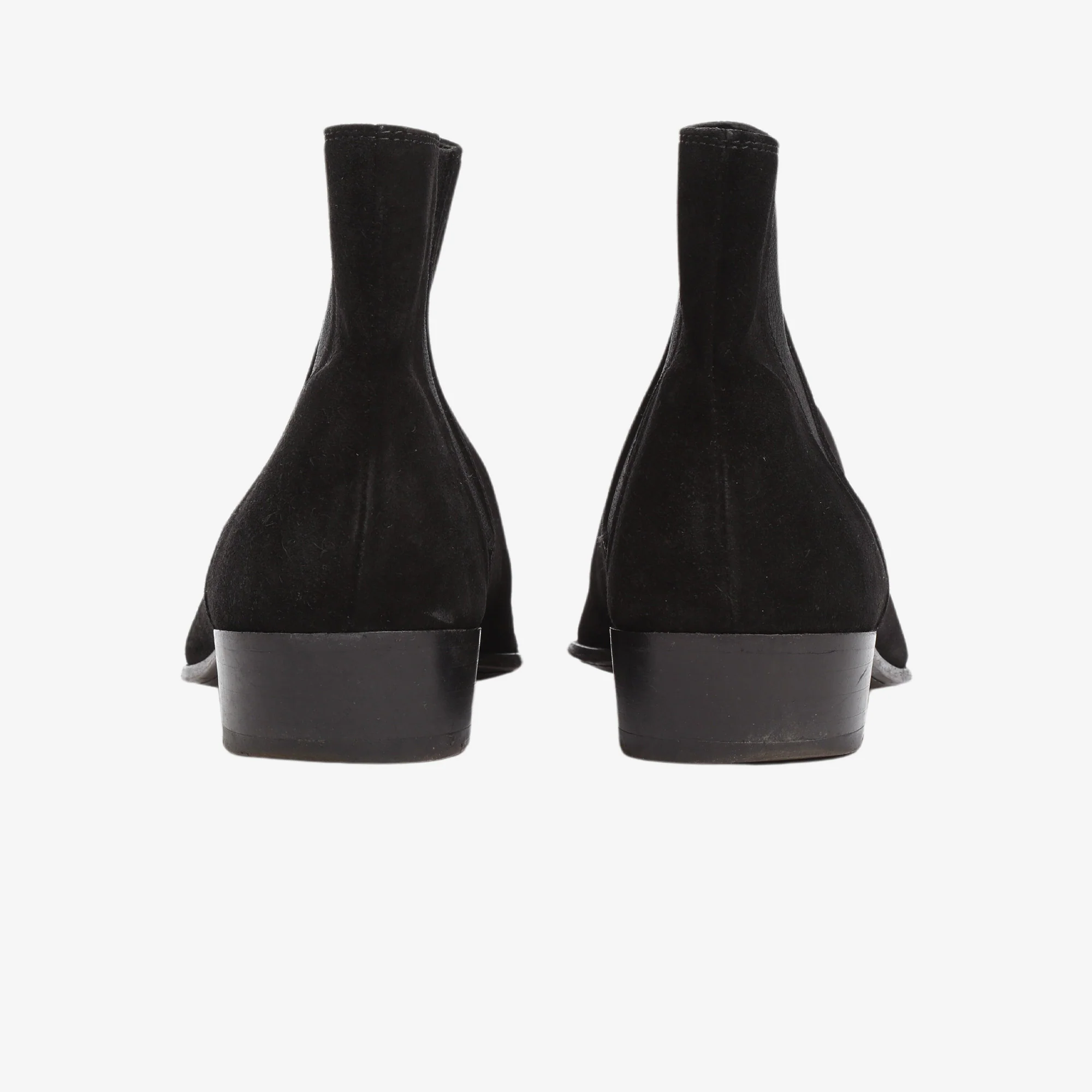 Black Suede Chelsea Boots - Image 3