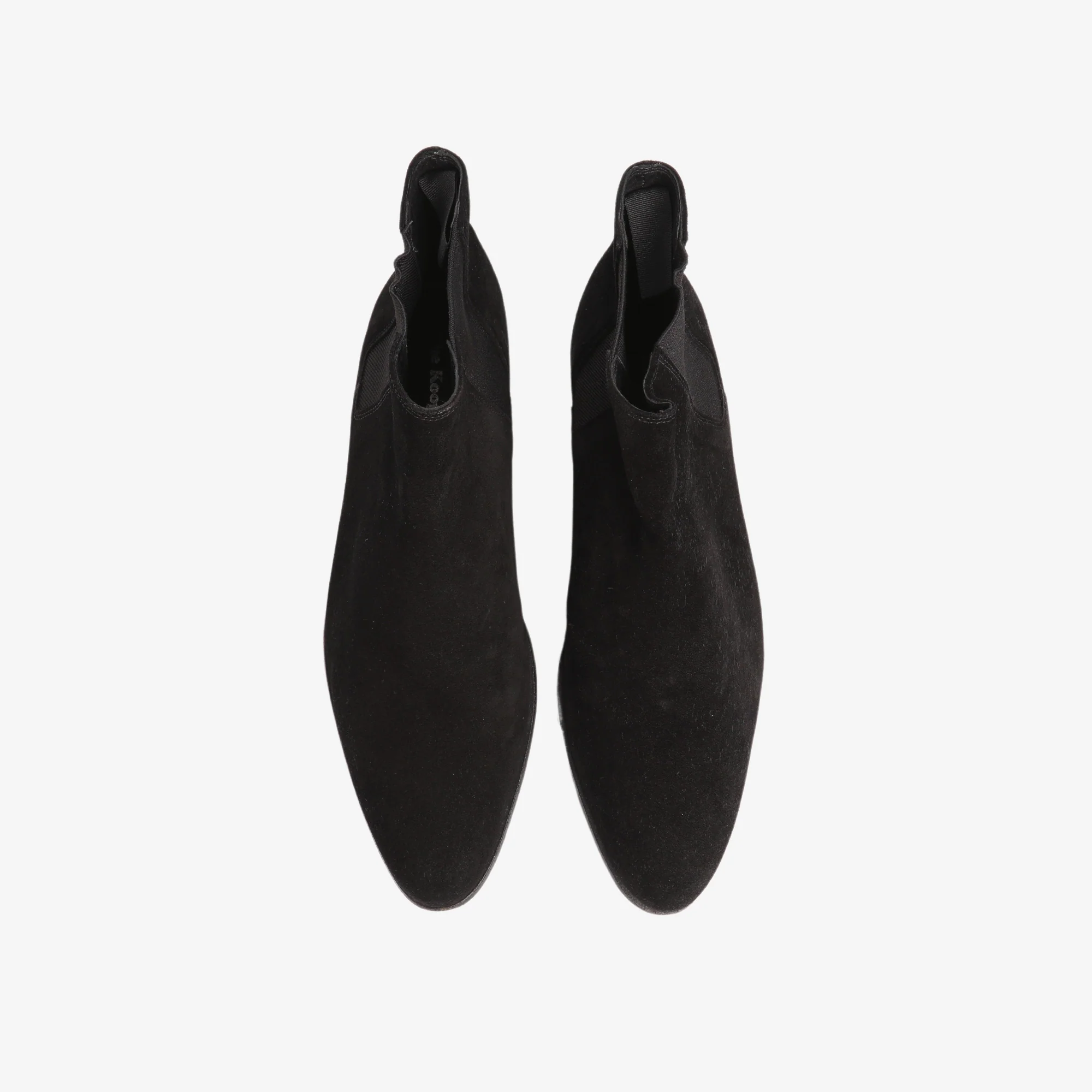 Black Suede Chelsea Boots - Image 5