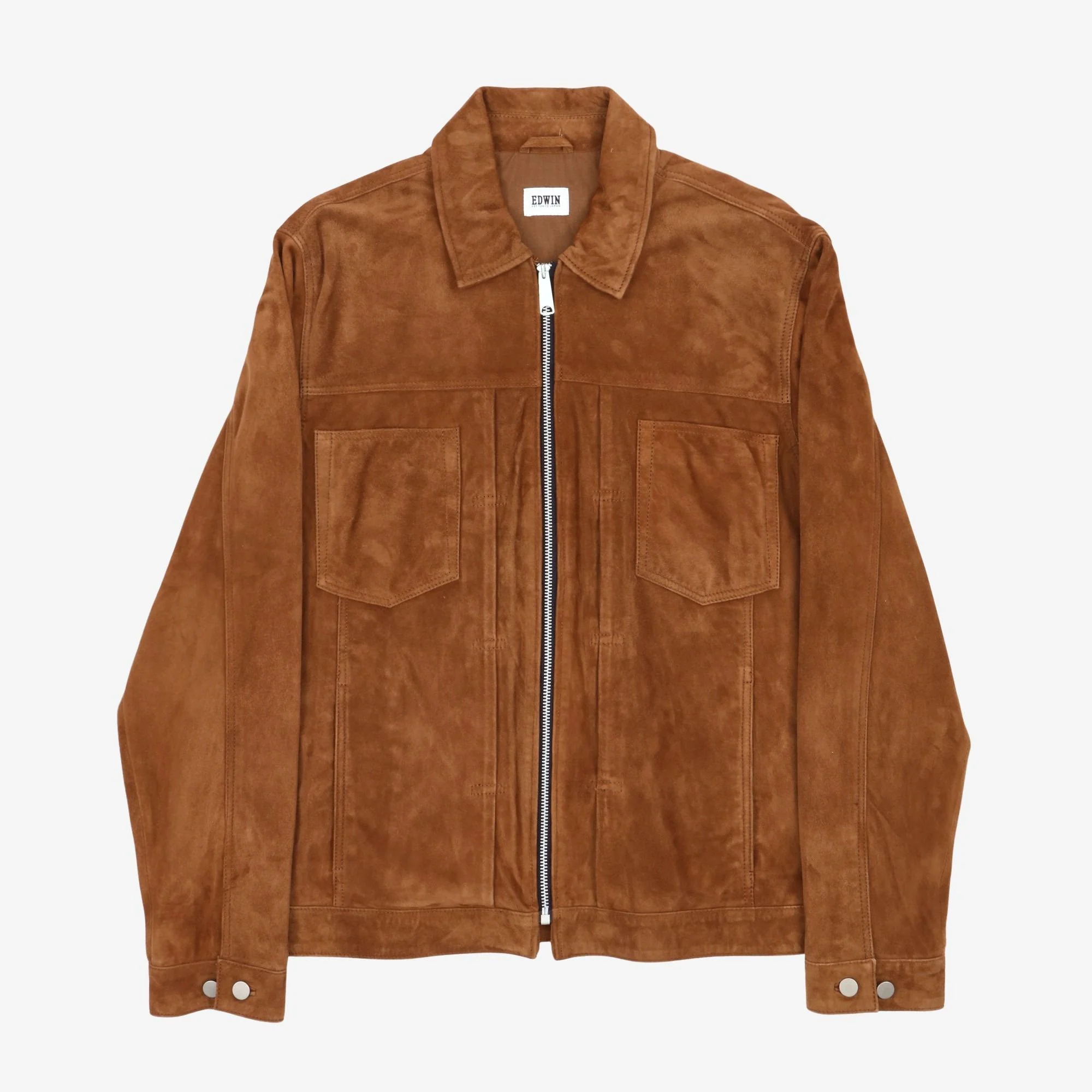 Suede Panhead Zip Jacket
