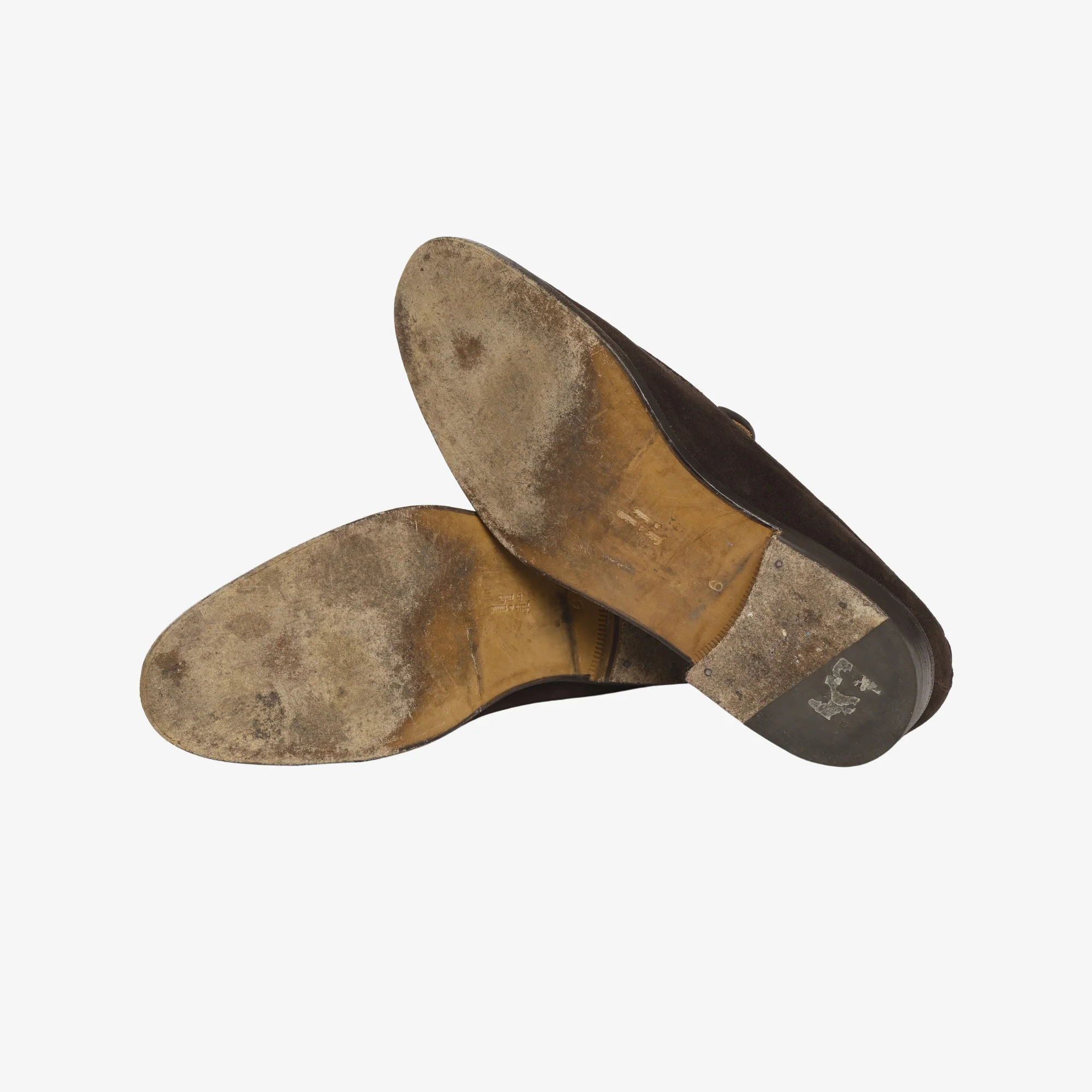 Suede Tasseled Loafers - Image 4