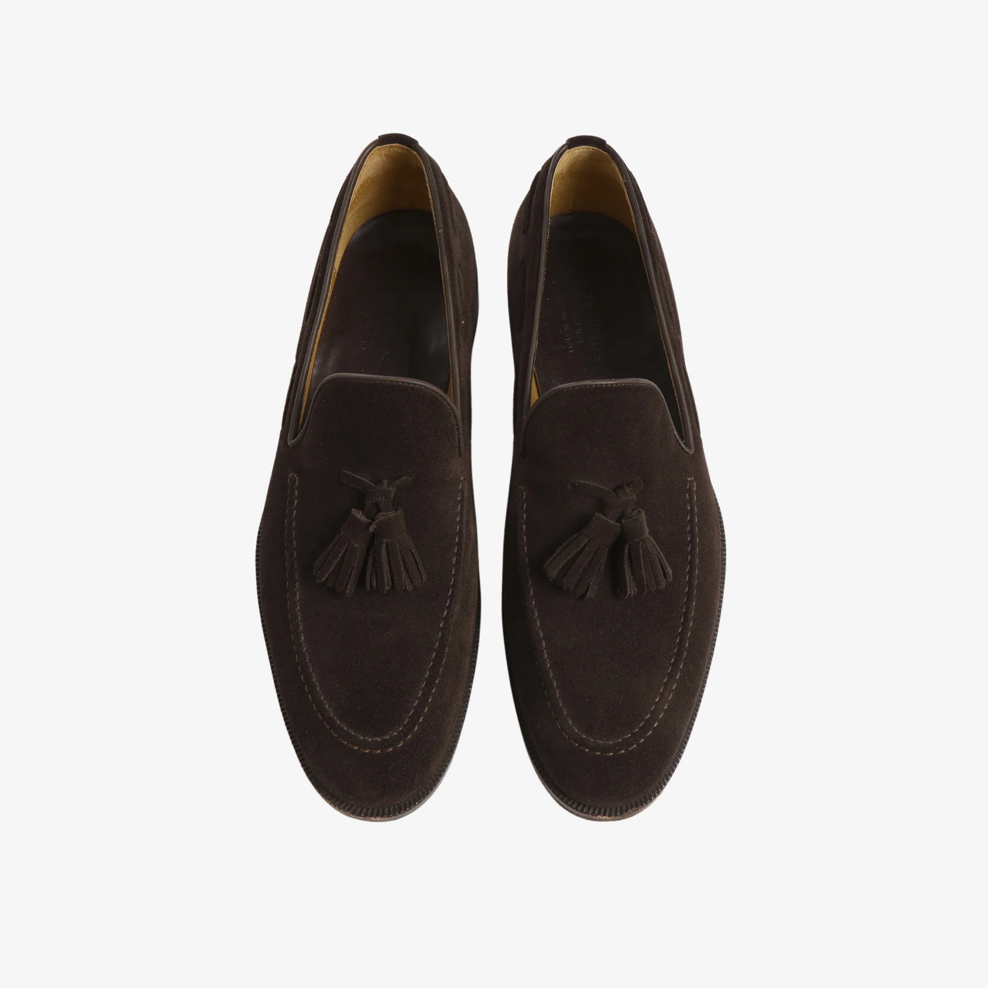Suede Tasseled Loafers - Image 5