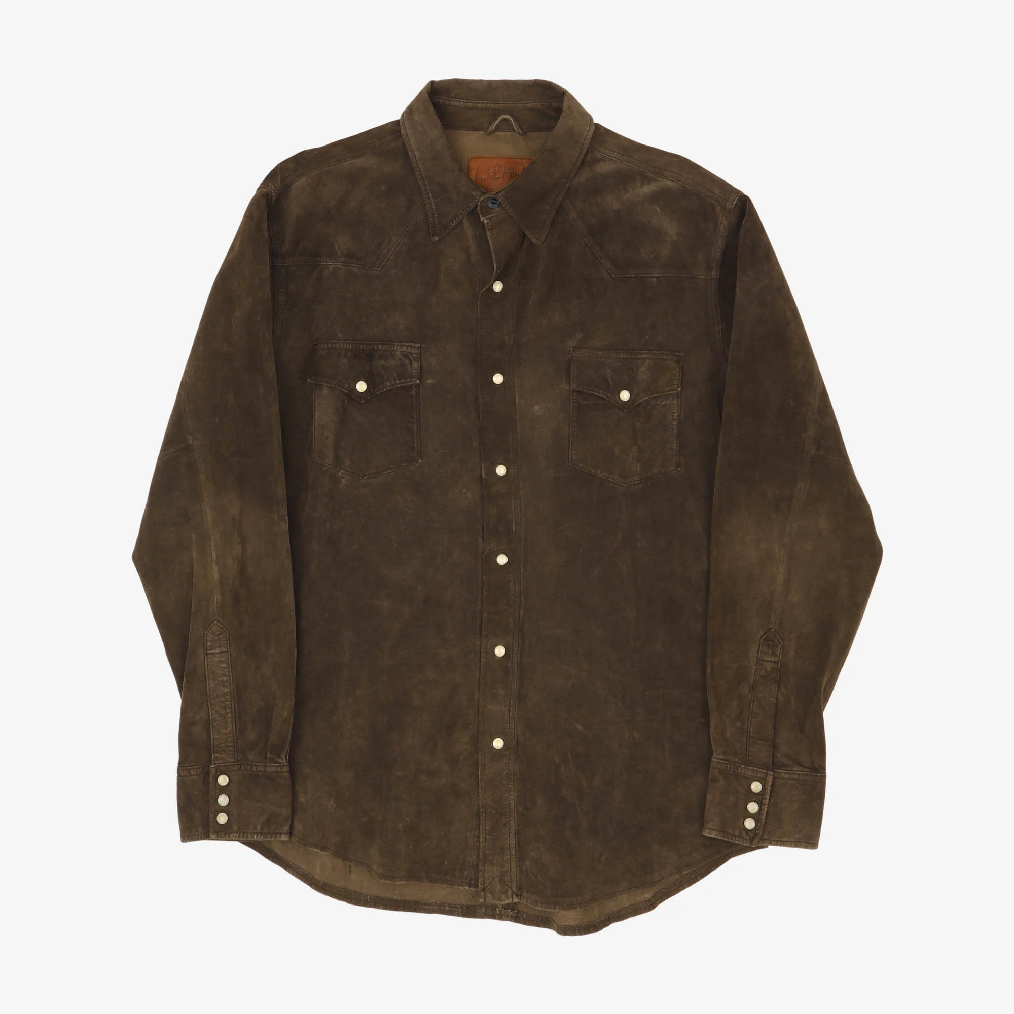 Suede Western Overshirt