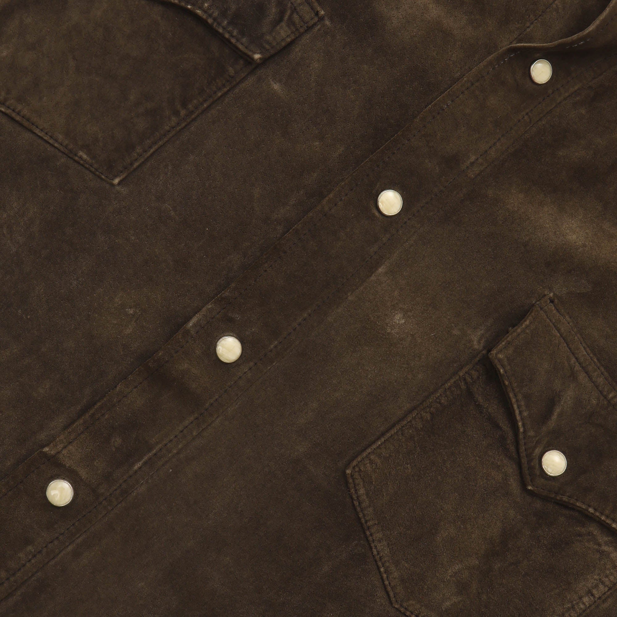 Suede Western Overshirt - Image 4