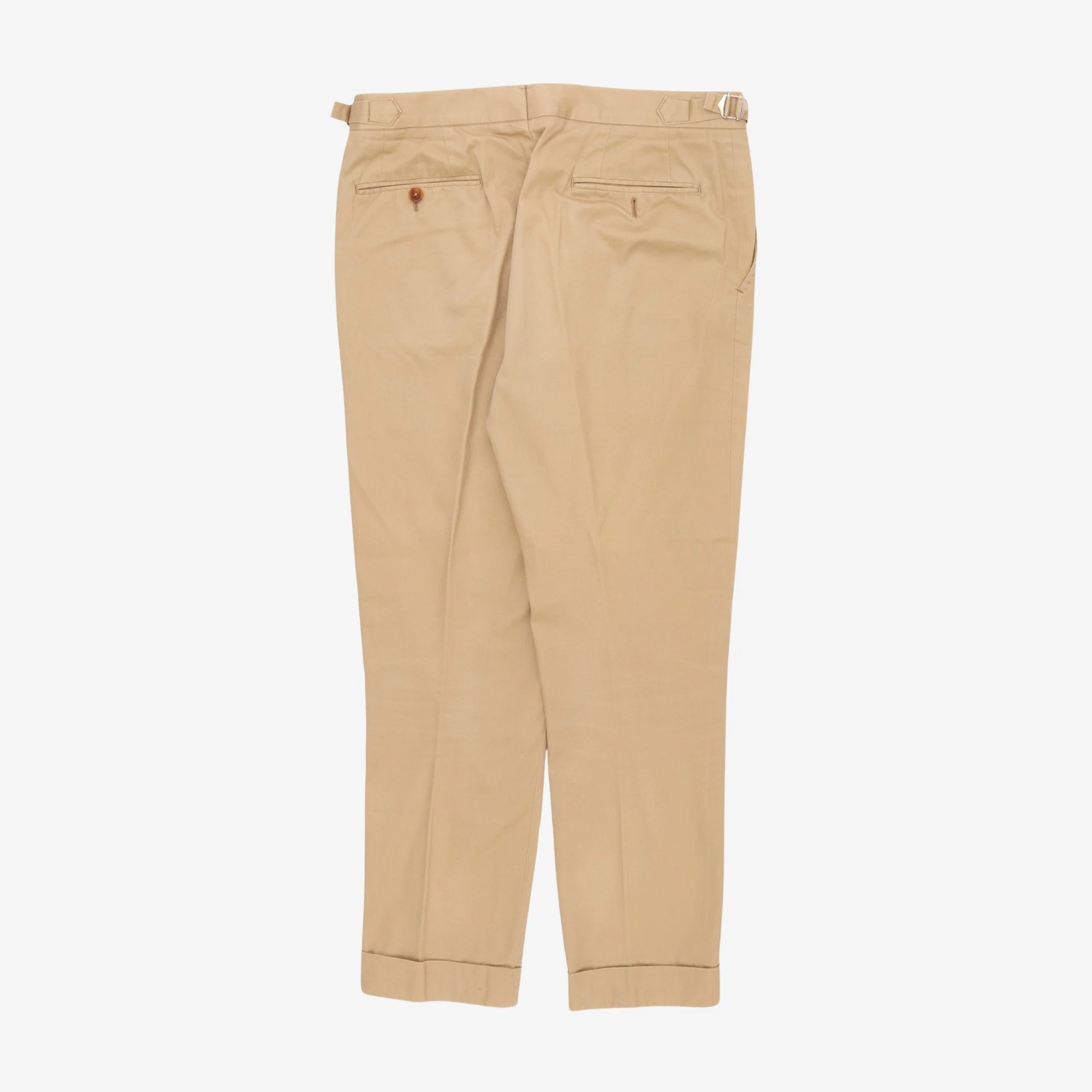 Tailored Pleated Chino (33W X 27.5L) - Image 2