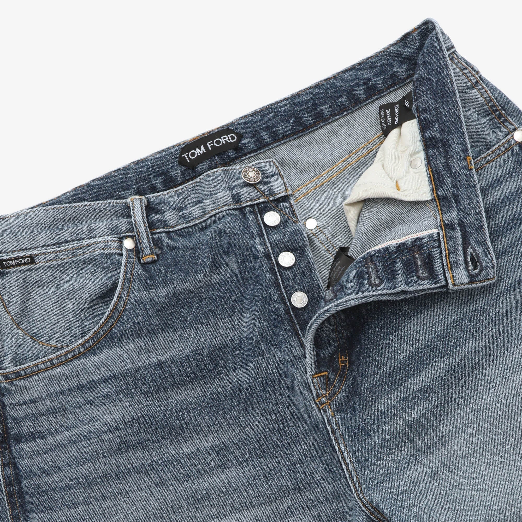 Tapered Fit Selvedge Denim (36W x 29.5L) - Image 3