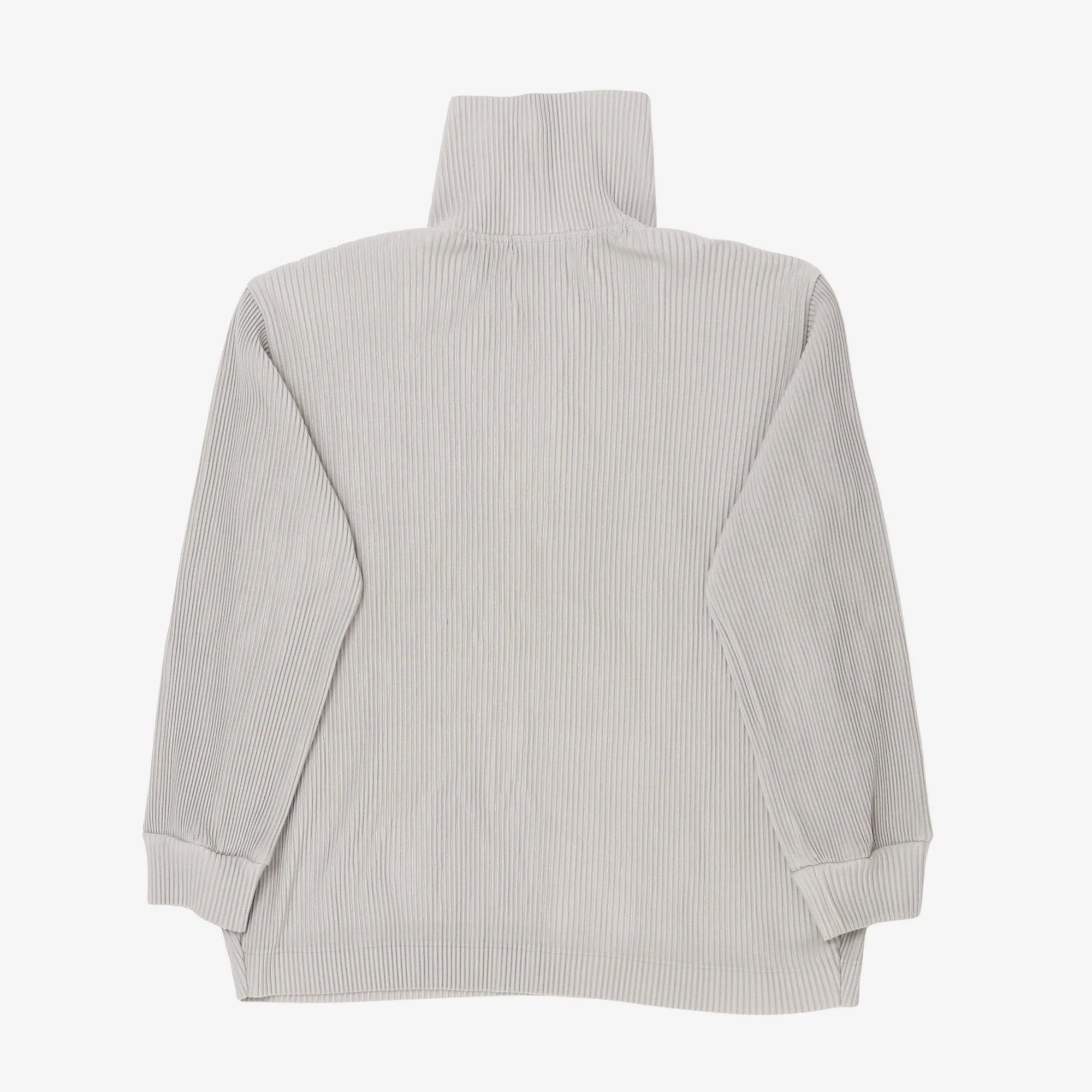 Pleated 1/4 Zip Sweater - Image 2