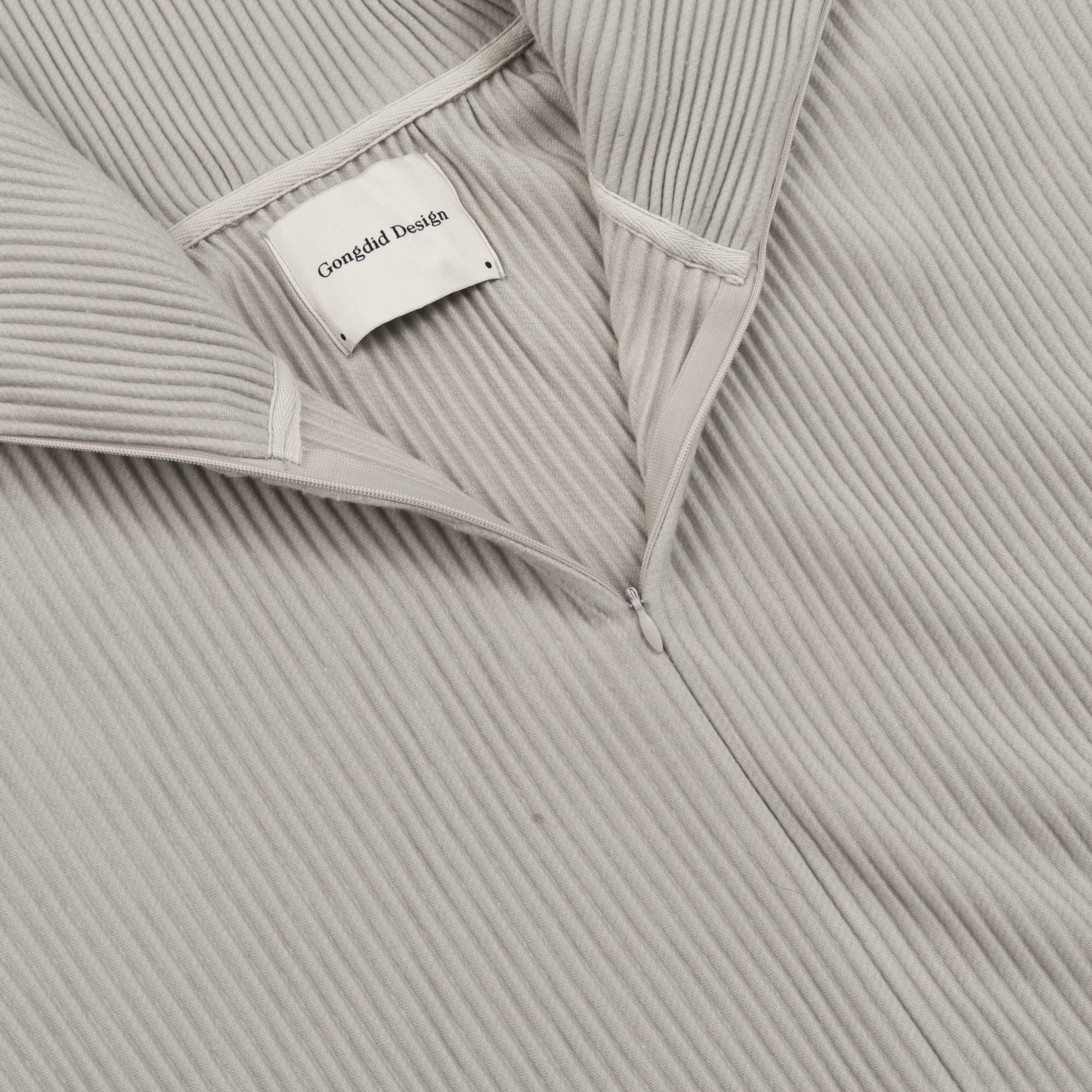 Pleated 1/4 Zip Sweater - Image 3