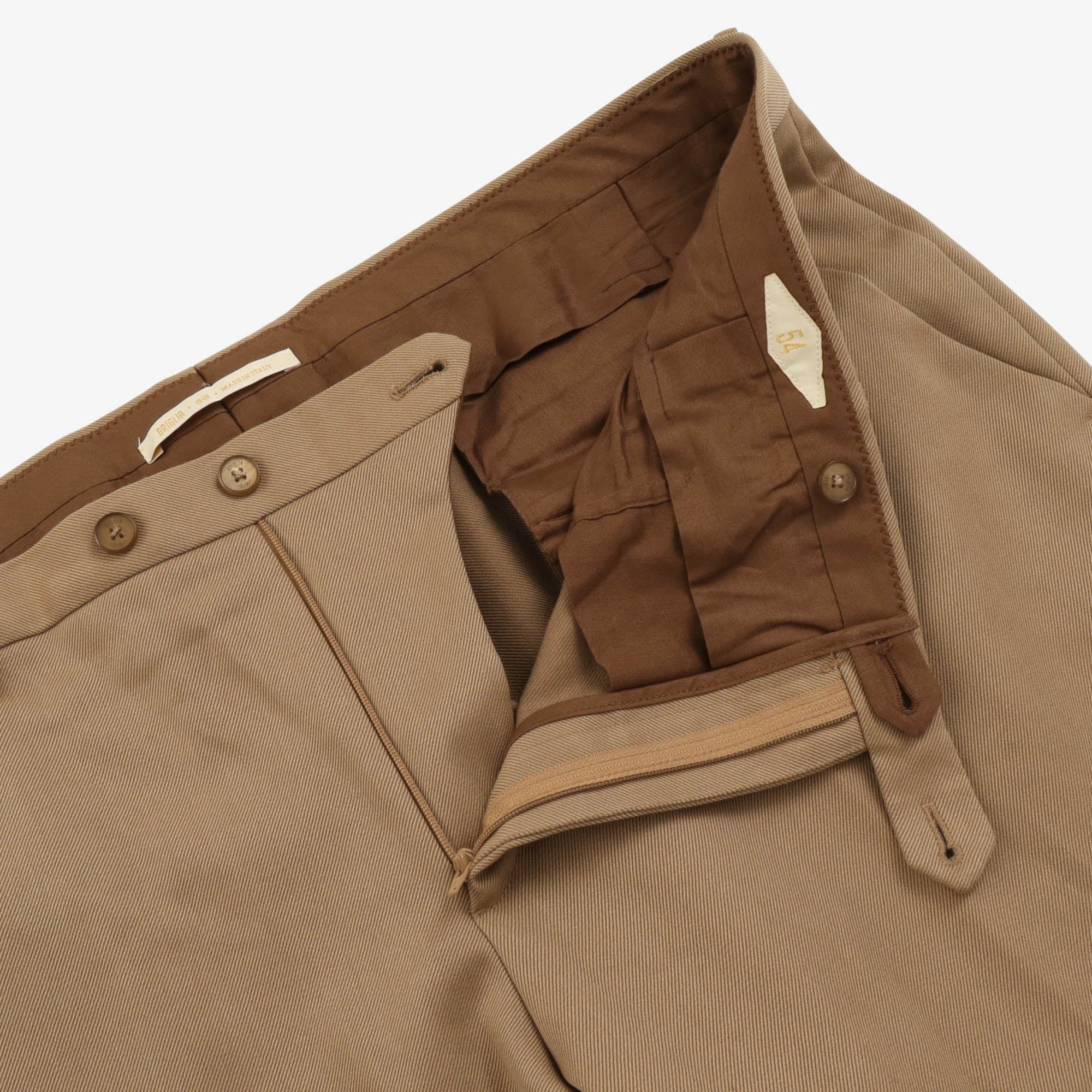 Twill Wool Trousers - Image 3