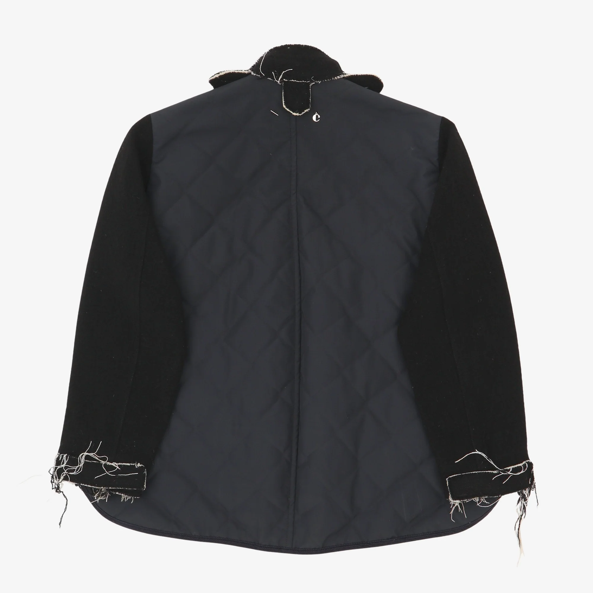 Two Tone Fray Jacket - Image 2