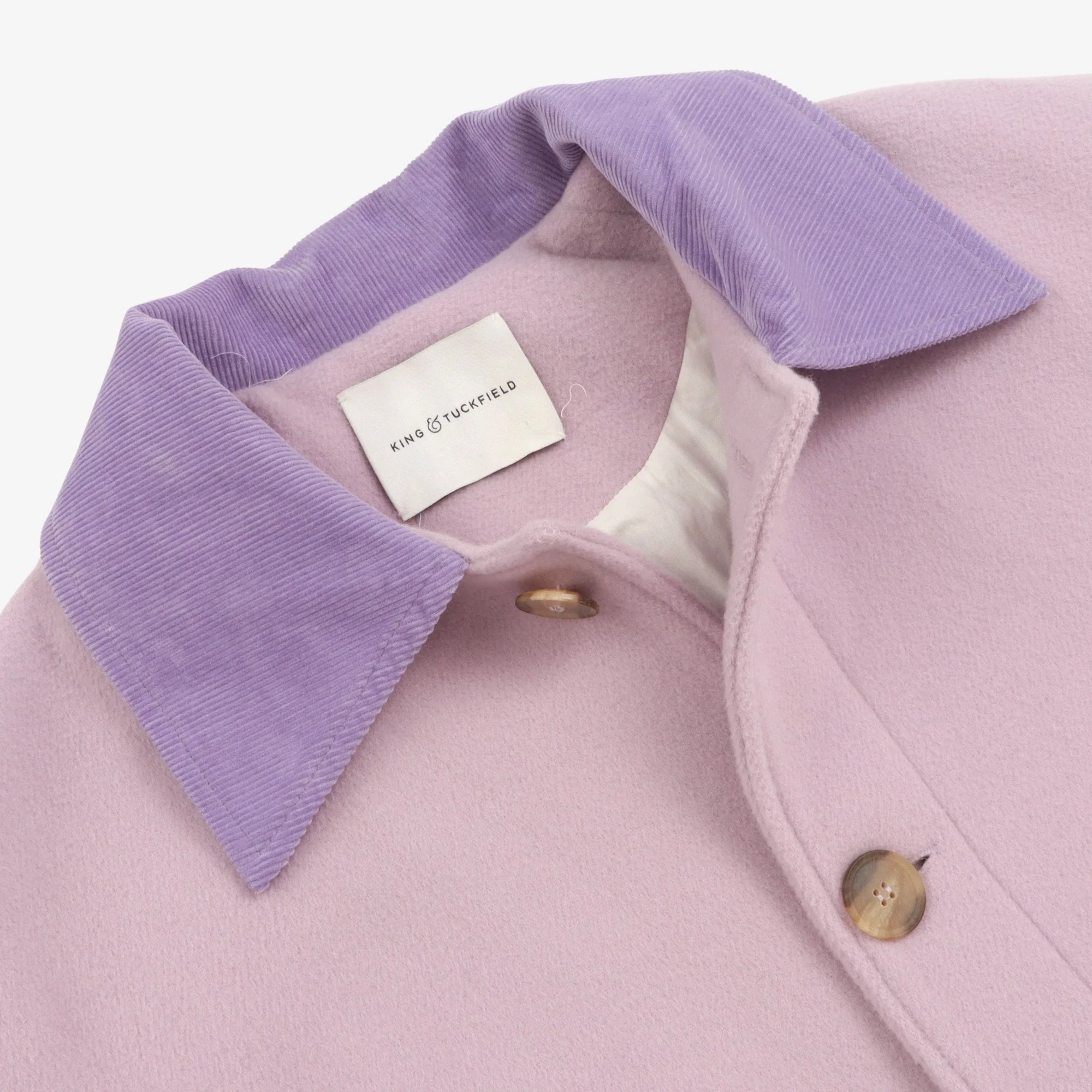 Two Tone Wool Overcoat - Image 3