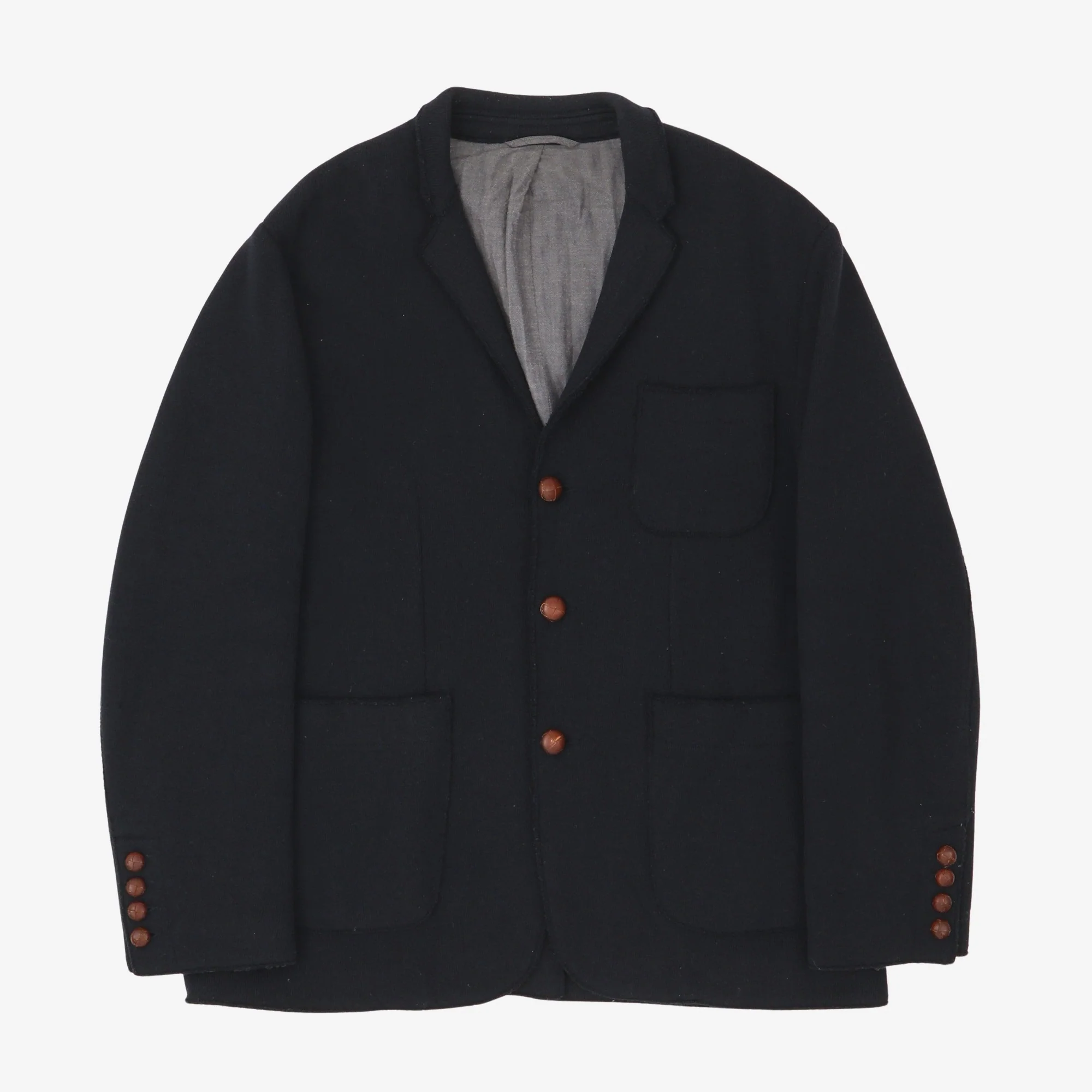 Unstructured Knitted Blazer