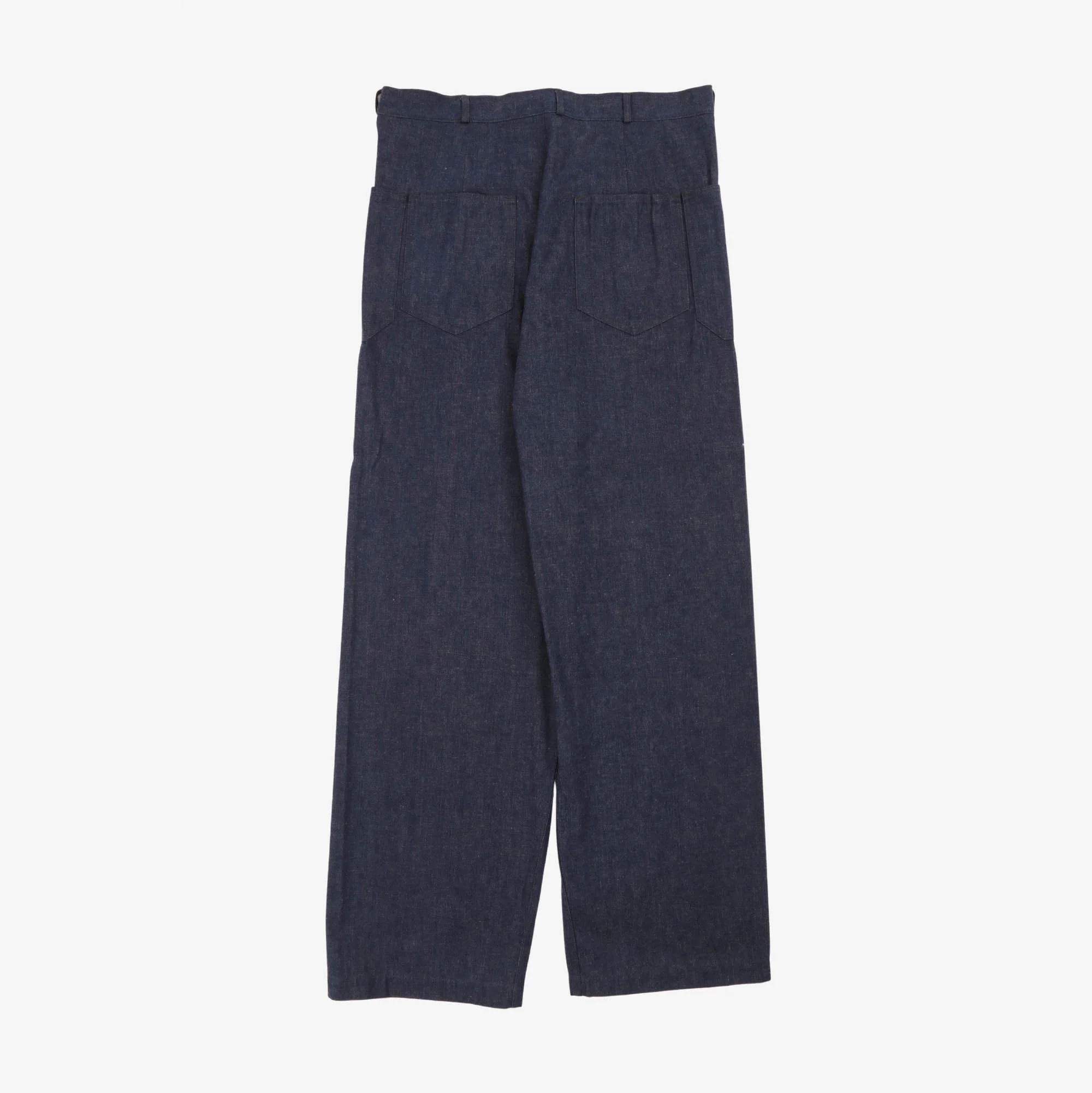 US Navy Denim Dungaree Trousers (36W X 36L) - Image 2