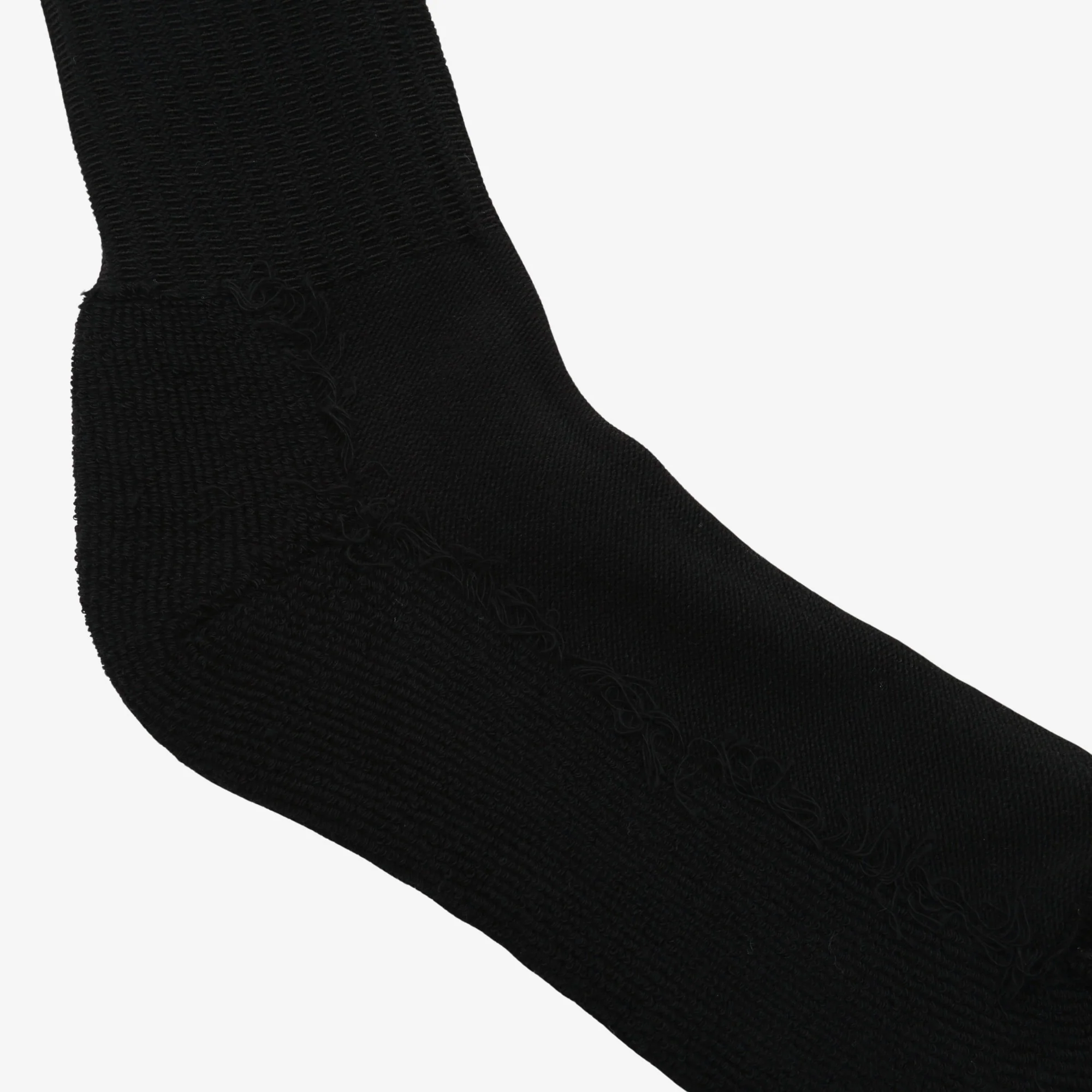USA Cotton Crew Sock - All Black - Image 5