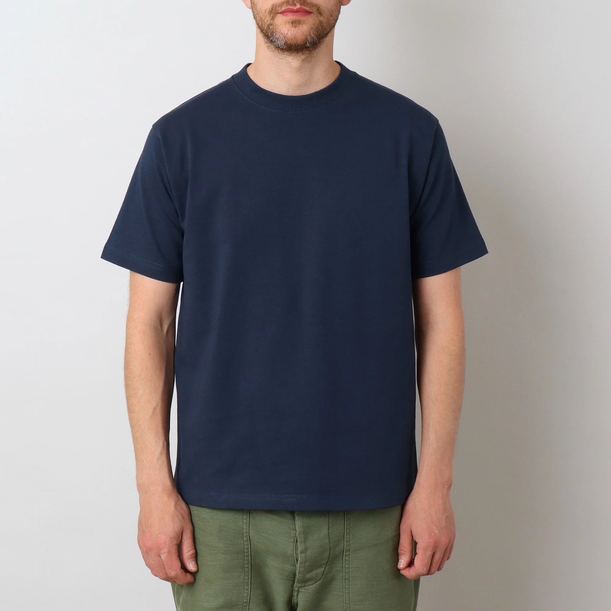 8oz USA Cotton T-Shirt - Navy - Image 5