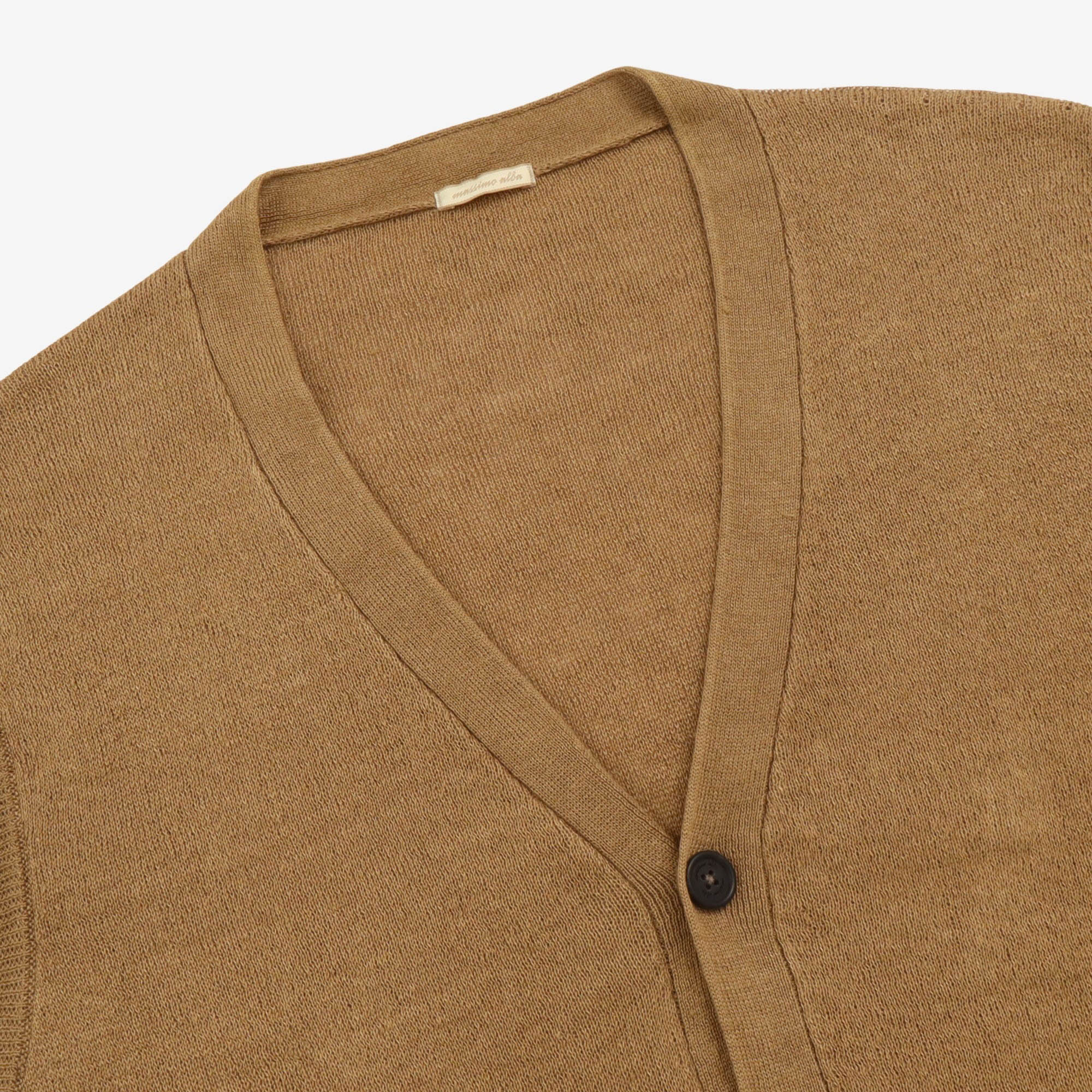 V-Neck Knitted Linen Vest - Image 3