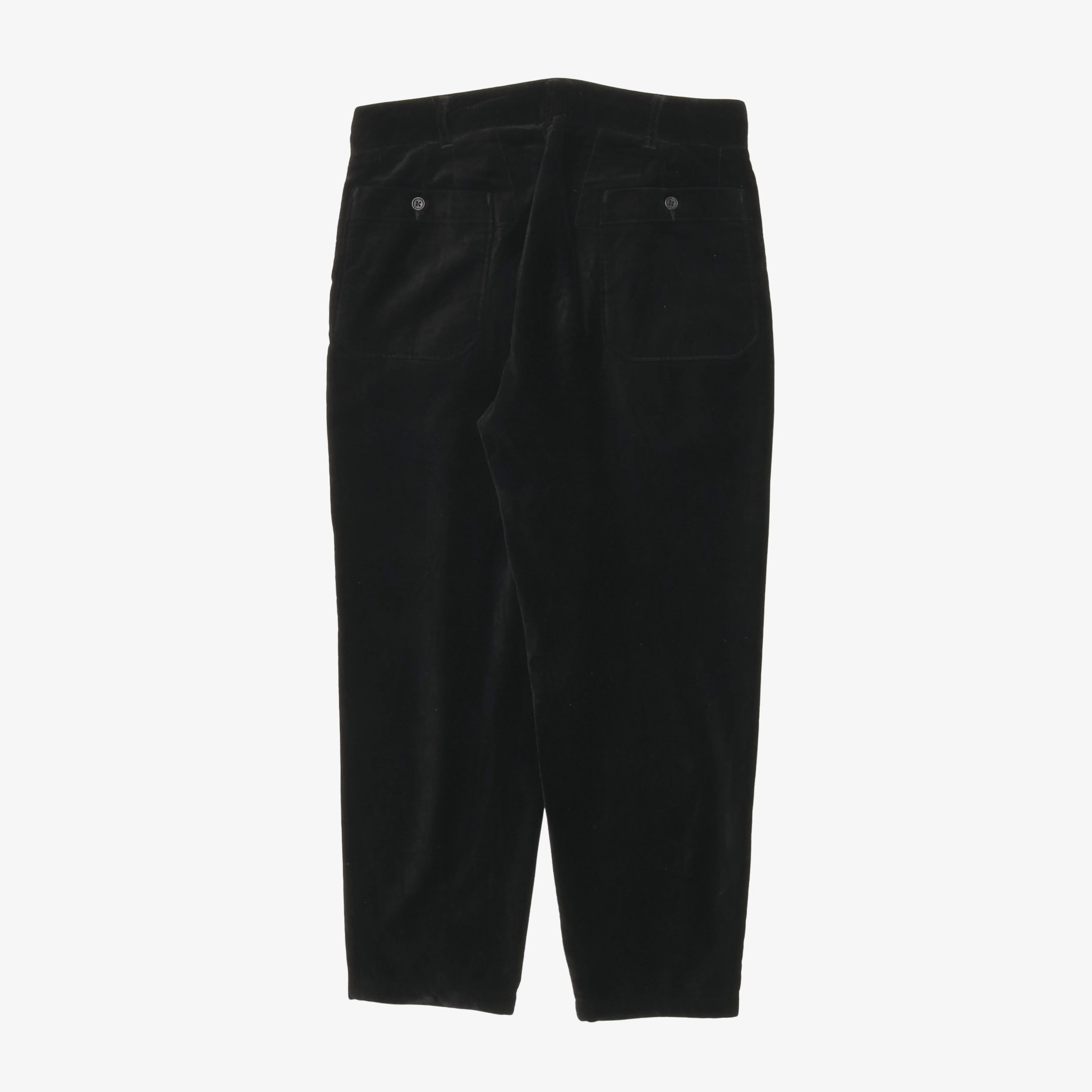 Velvet Tapered Trousers - Image 2