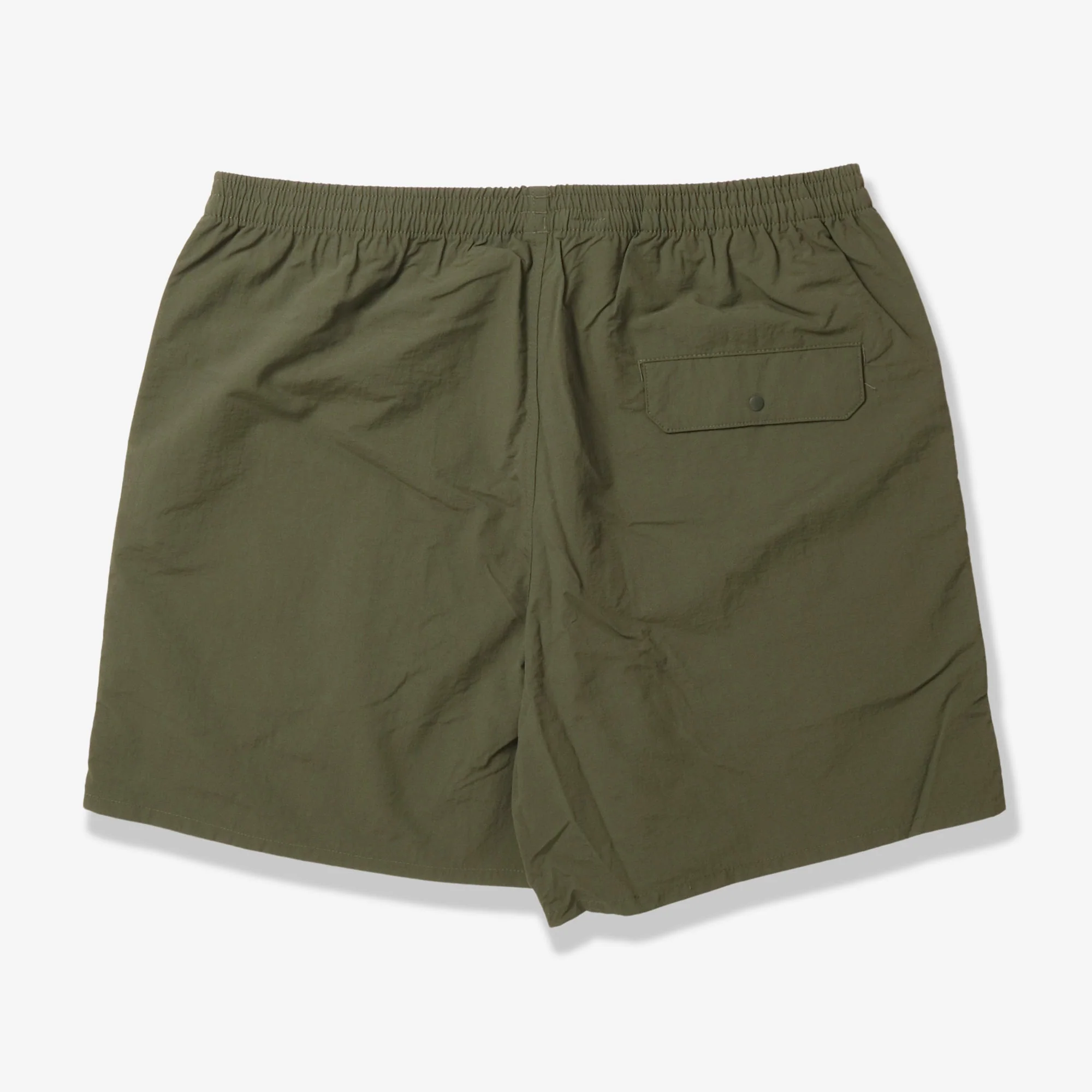 Versatile Nylon Shorts - Green - Image 2