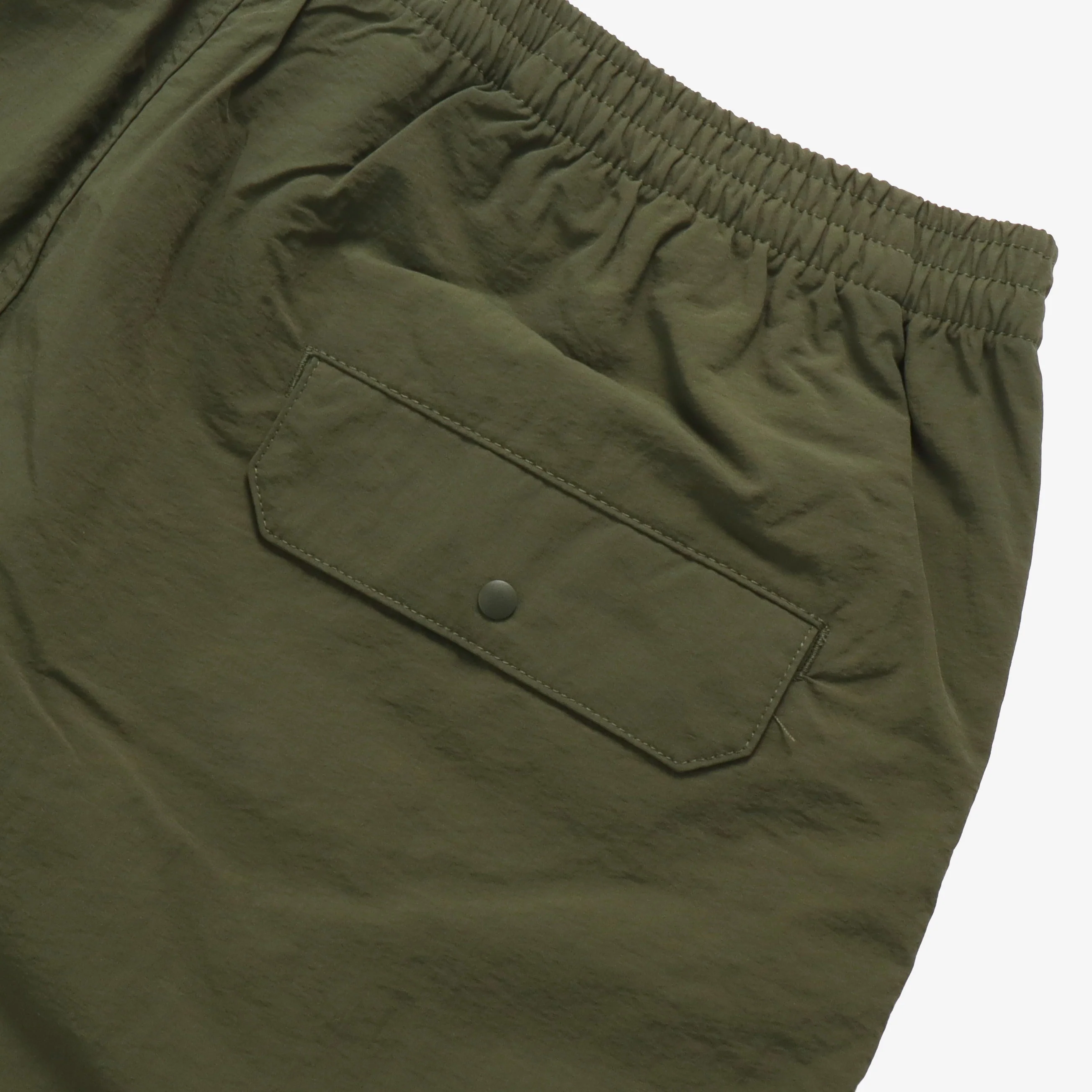 Versatile Nylon Shorts - Green - Image 4