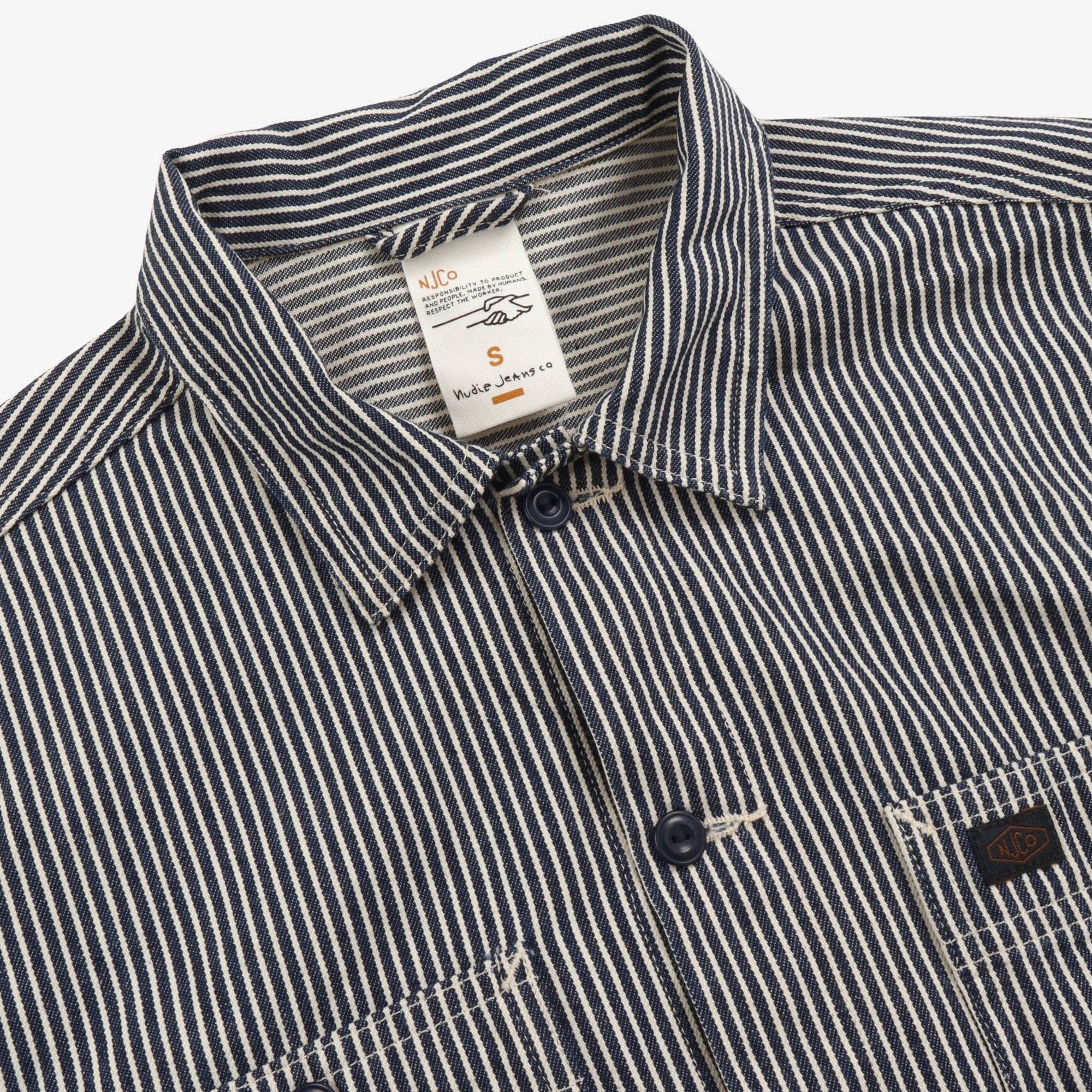 Vincent Hickory Stripe Work Shirt - Image 3