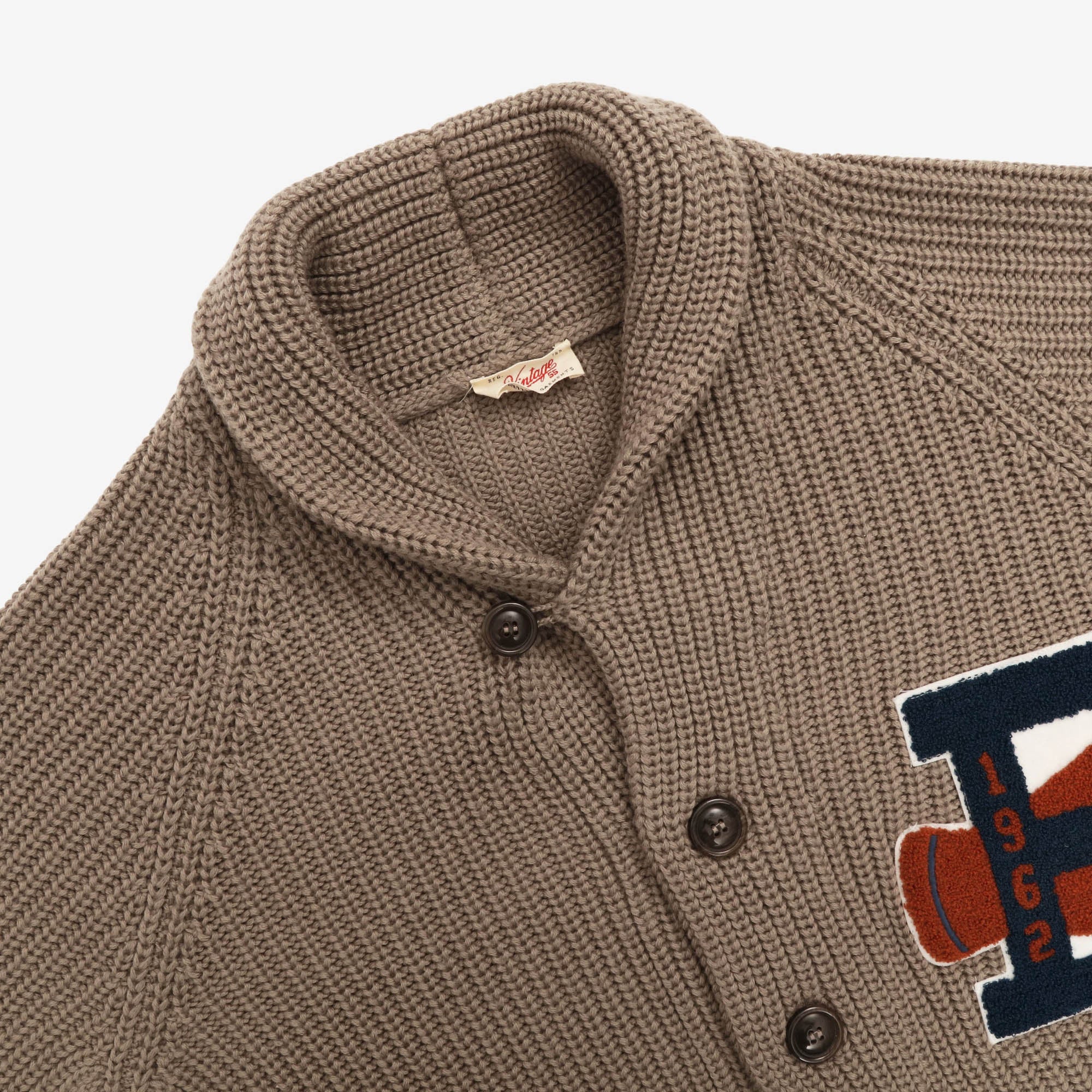 Vintage 55 Varsity Wool Cardigan - Image 3