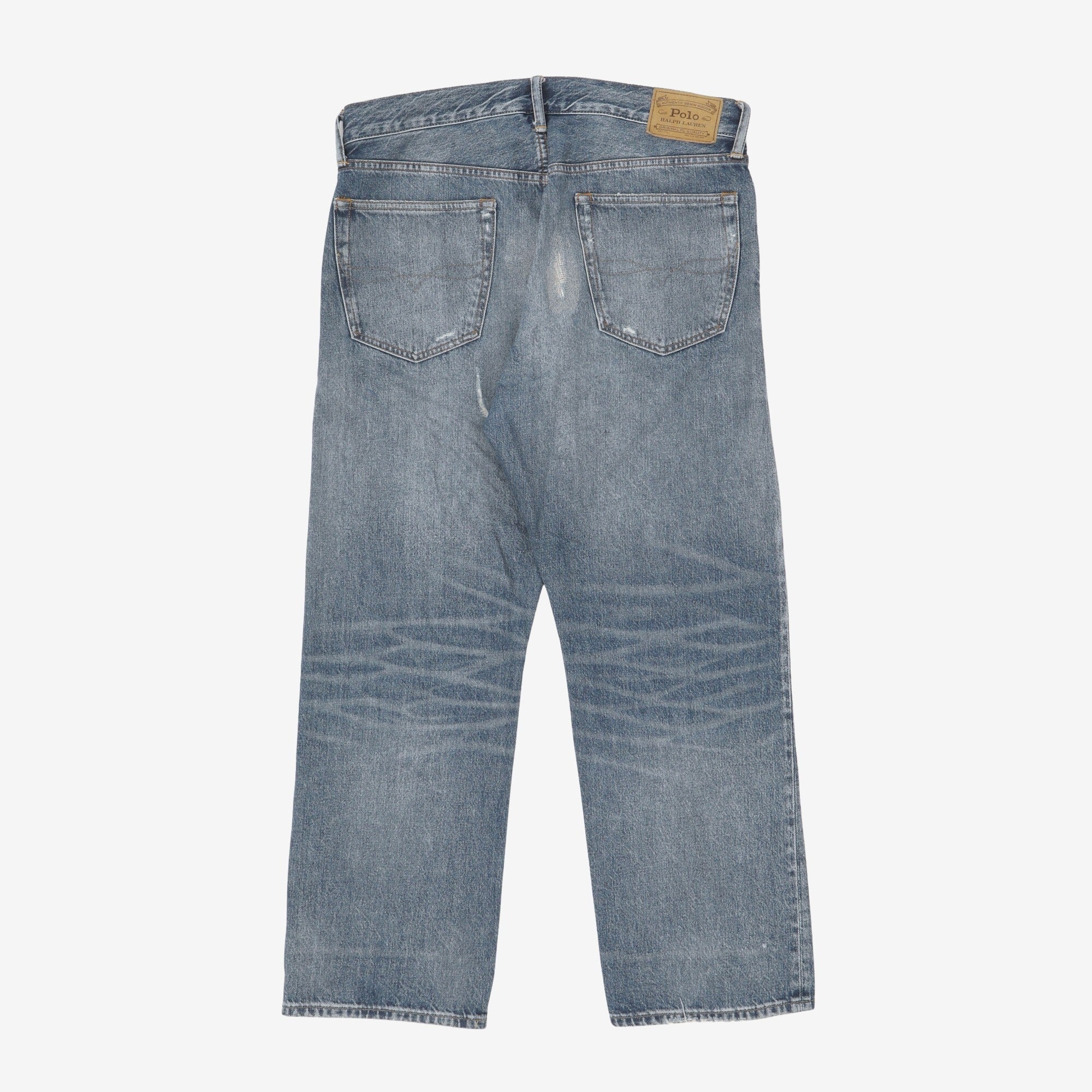 Vintage Classic Fit Distressed Denim (35W X 28L) - Image 2
