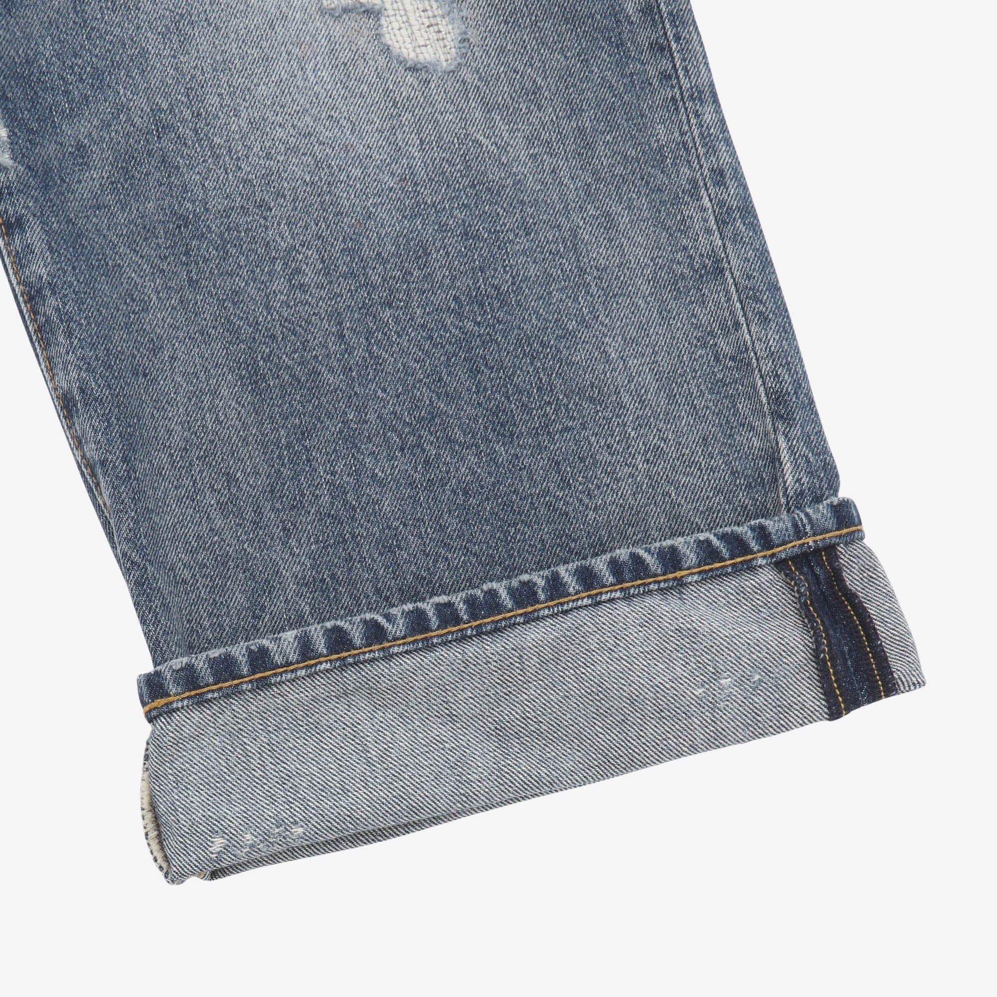 Vintage Classic Fit Distressed Denim (35W X 28L) - Image 4