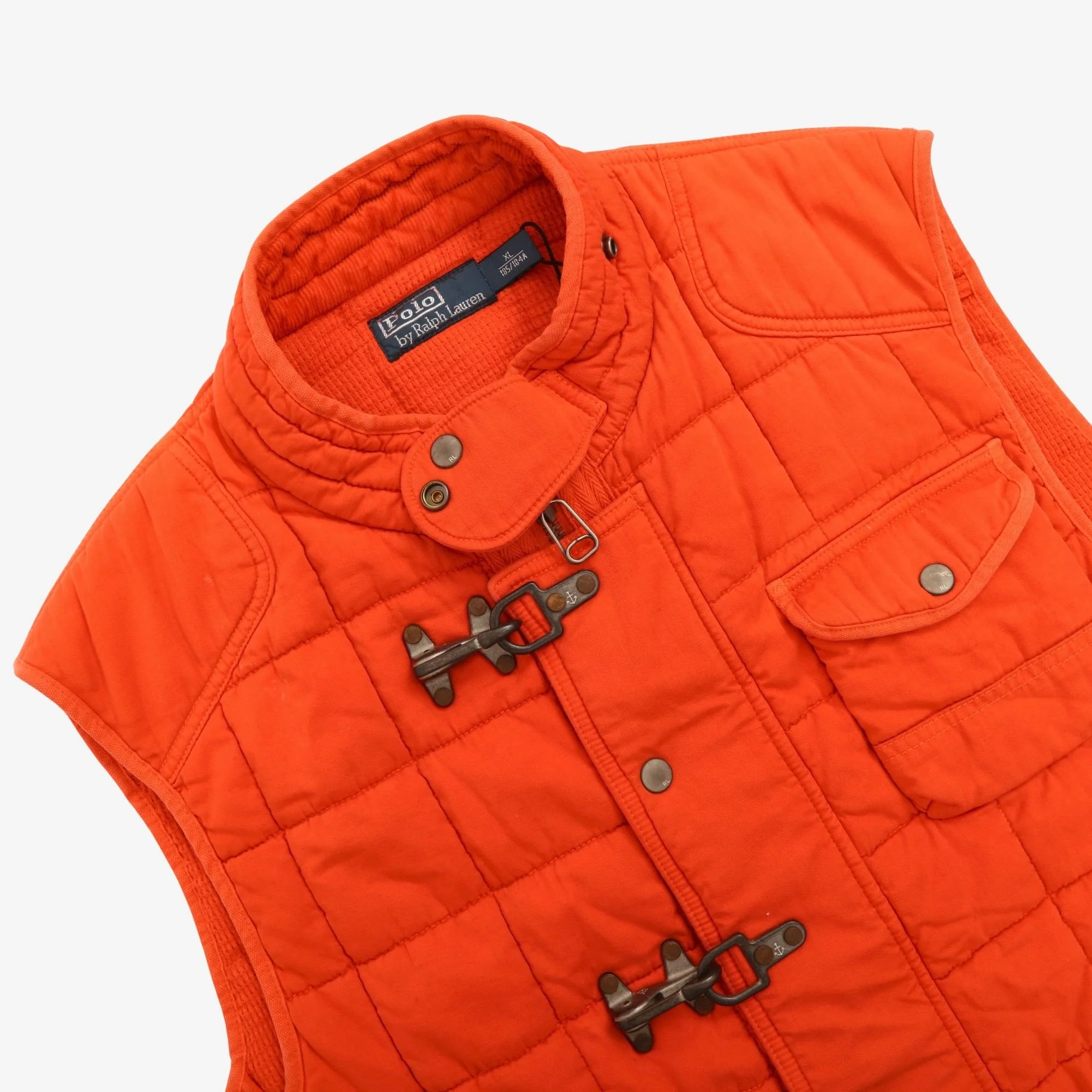 Vintage Fireman Clasp Down Vest - Image 3