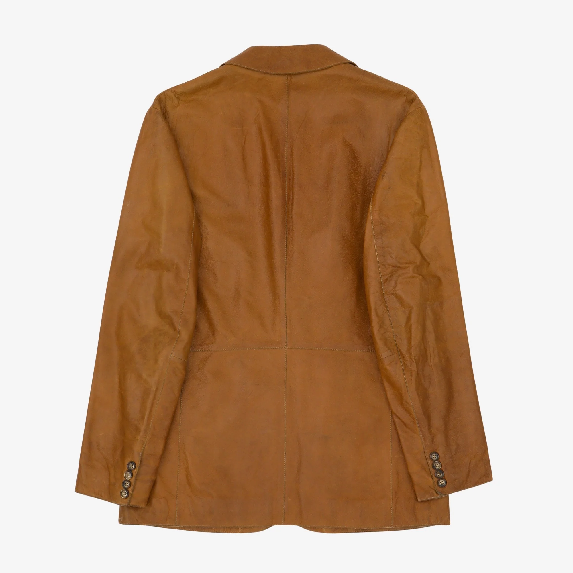 Vintage Leather Blazer - Image 2