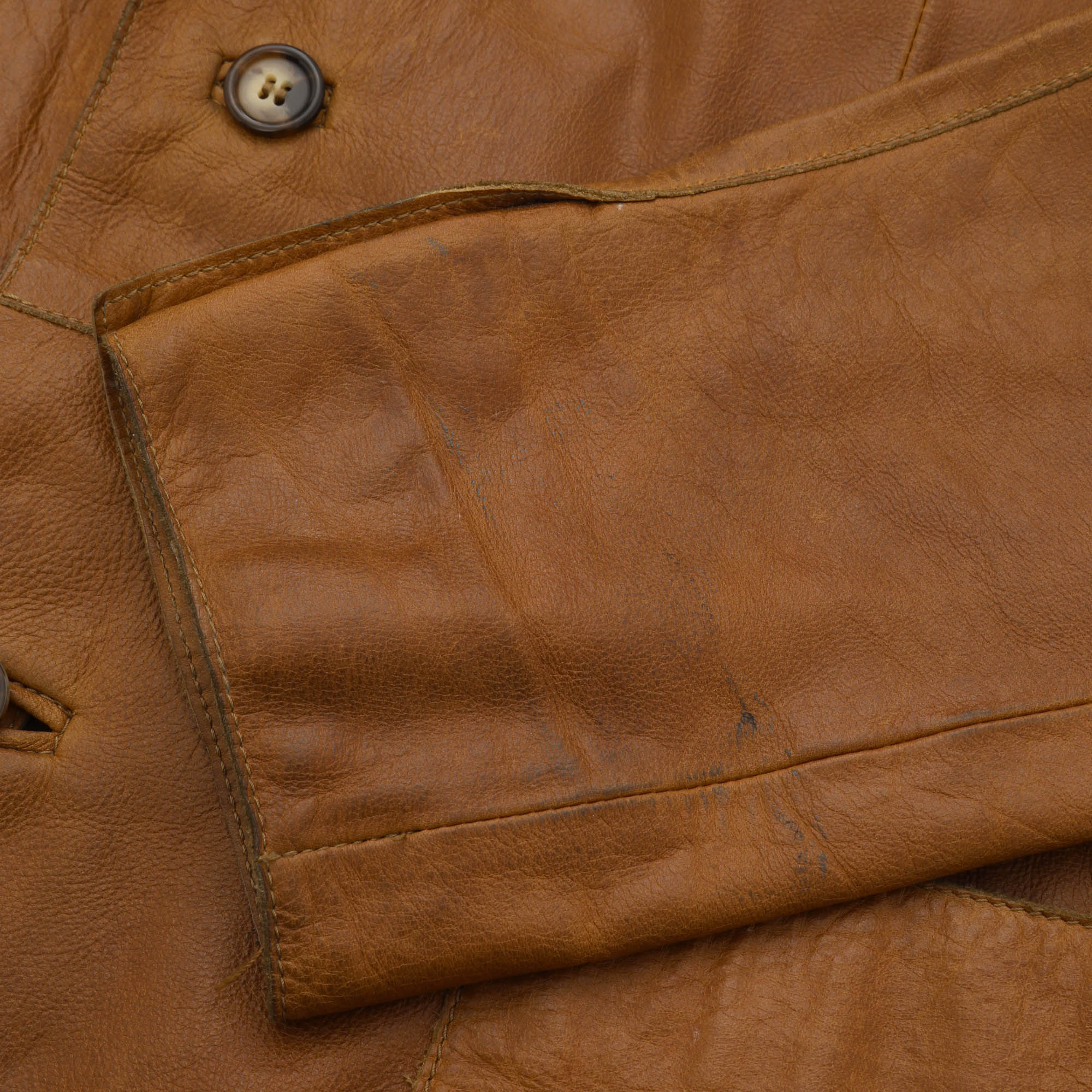 Vintage Leather Blazer - Image 6