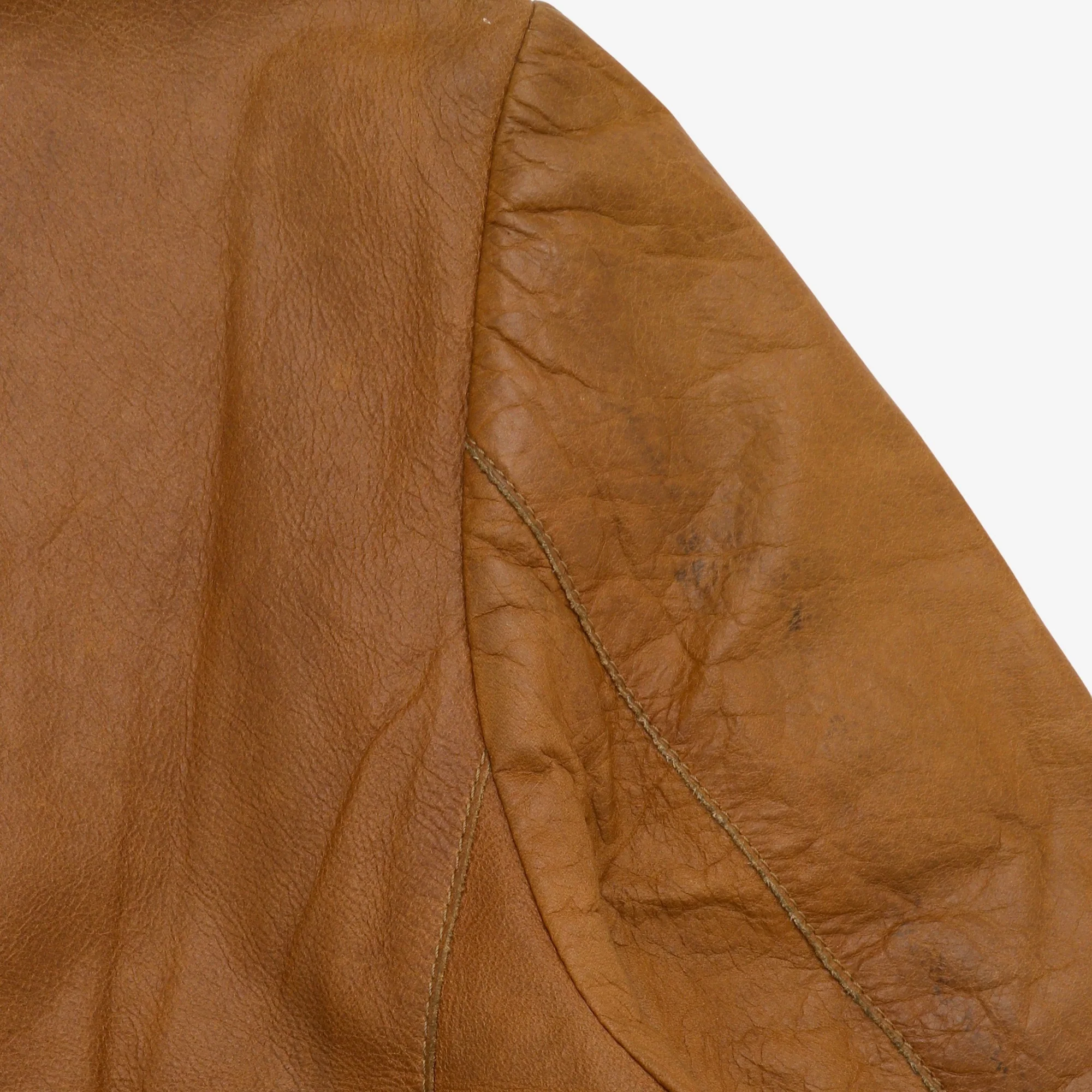Vintage Leather Blazer - Image 7