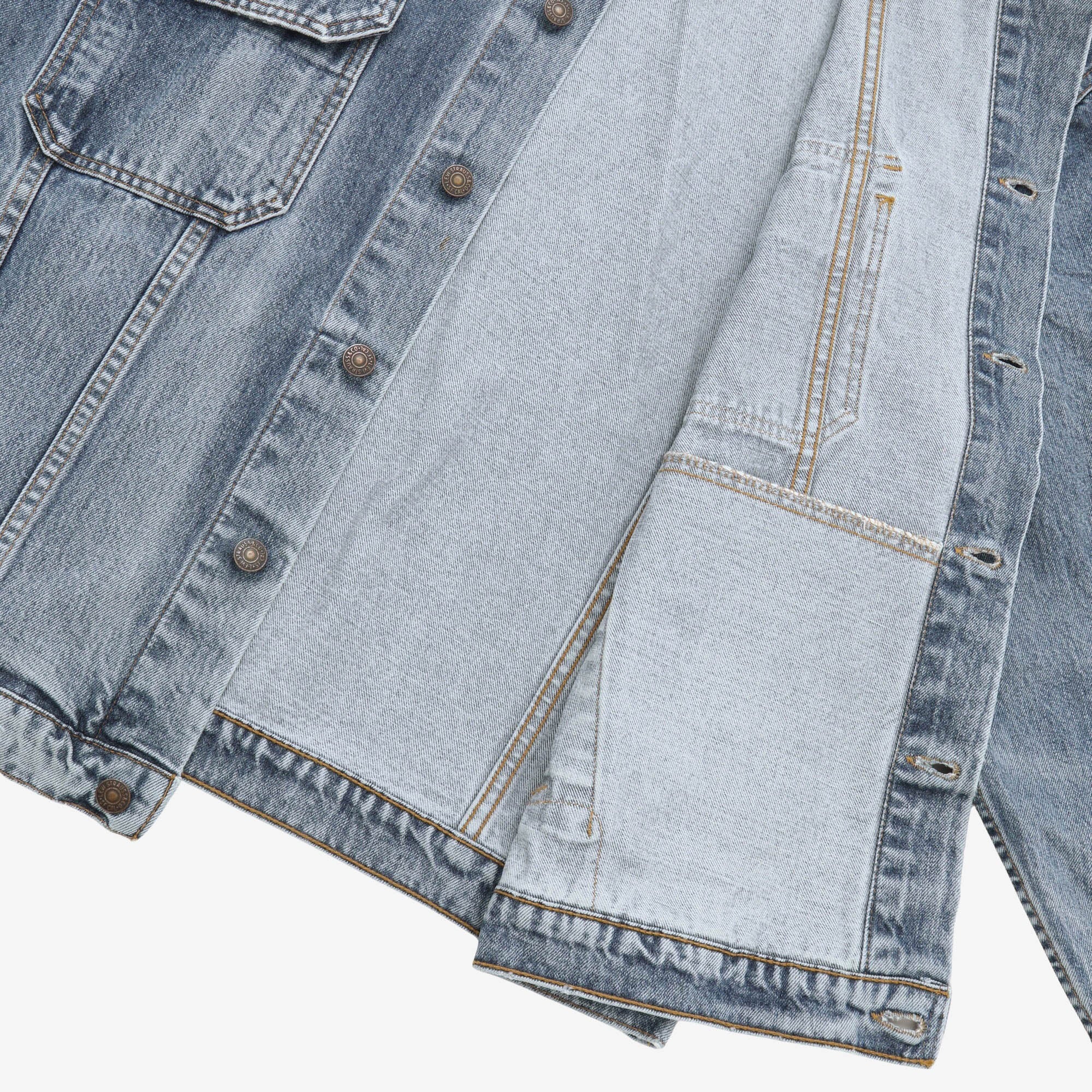 Vintage Silver Tab Trucker Denim Jacket - Image 4