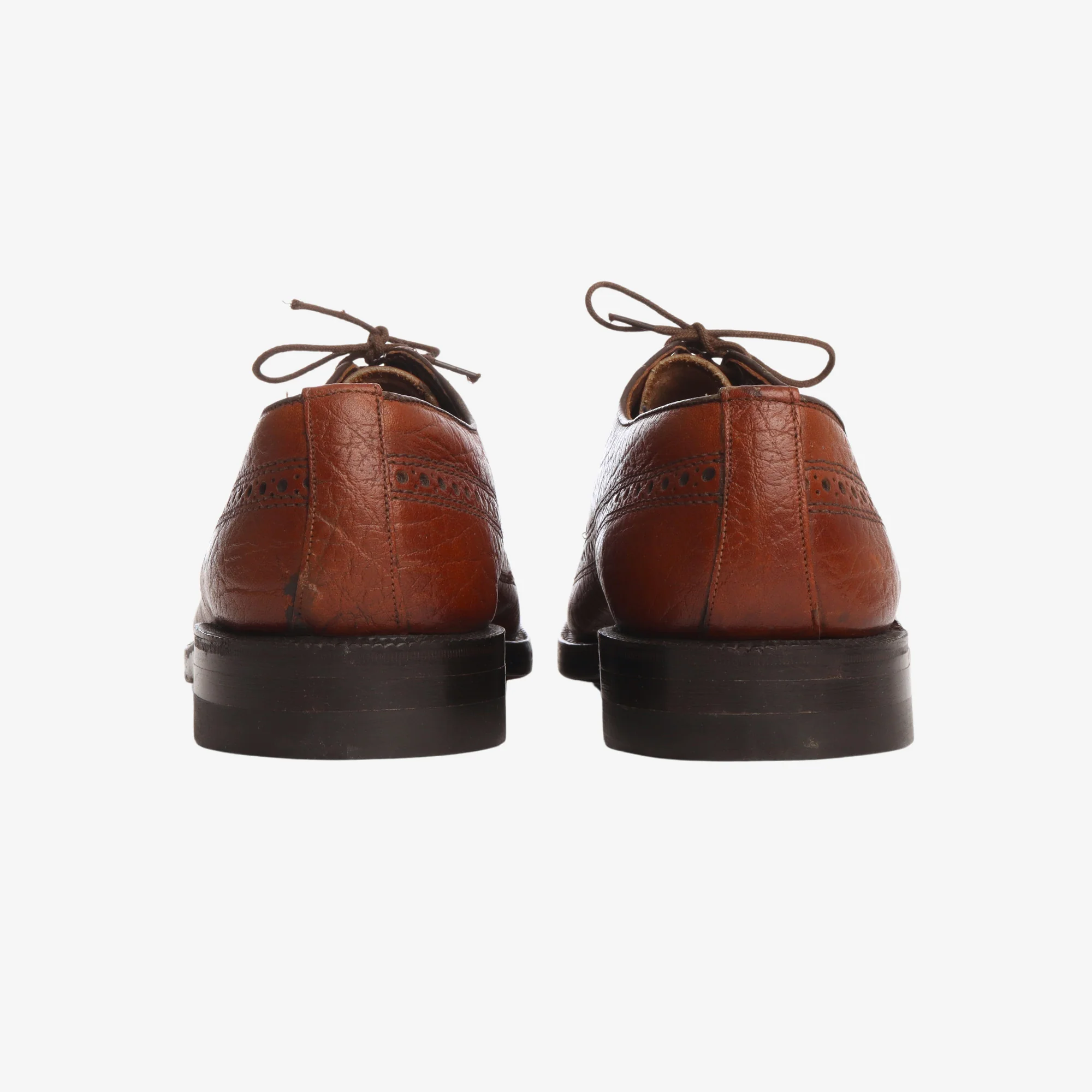 Grained Leather Wing Tip Brogue - Image 3