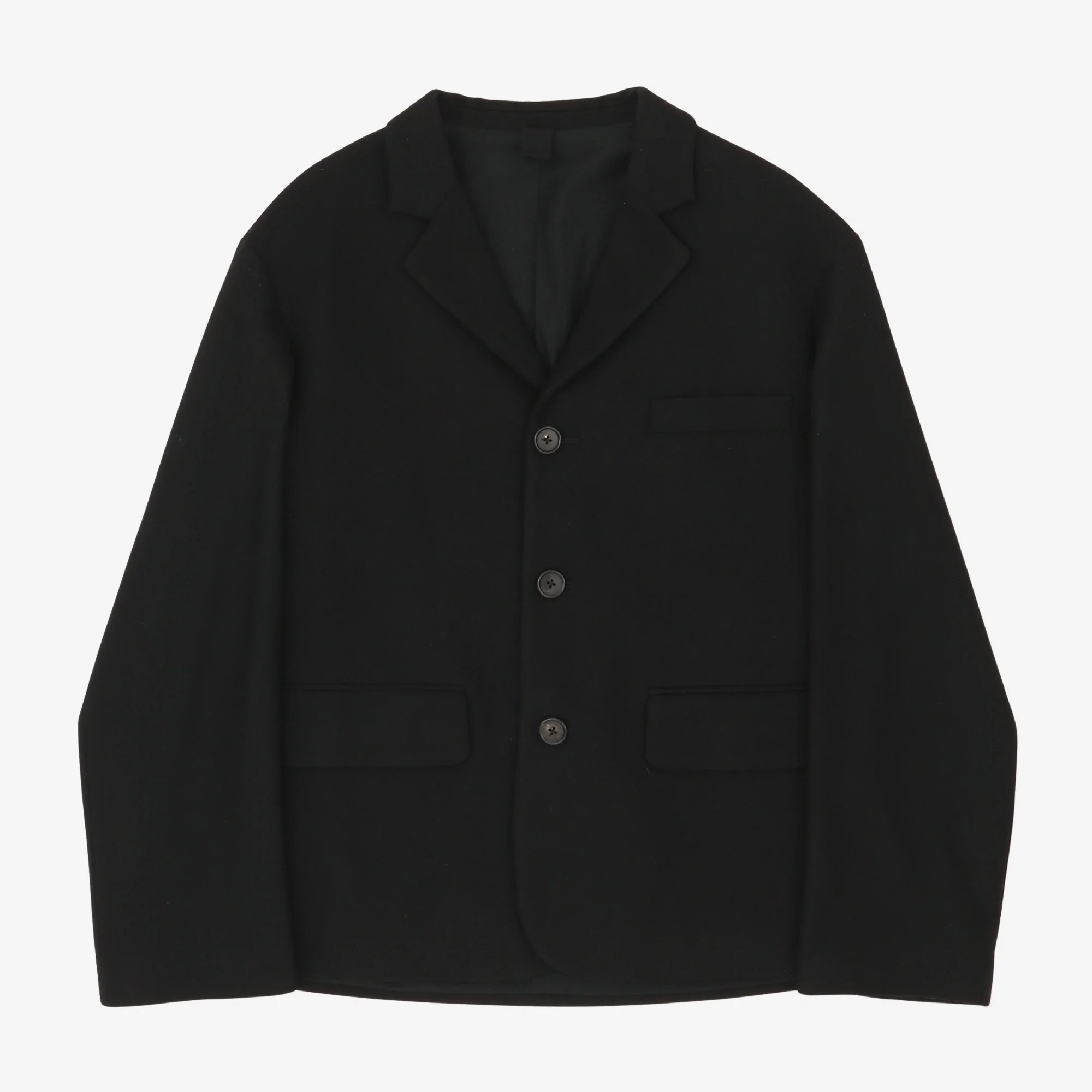 Wool 3 Button Blazer