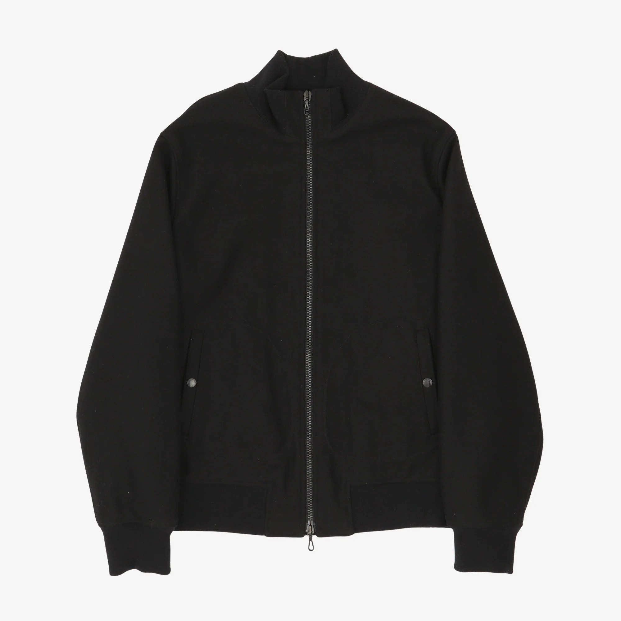 Wool Blend Bomber Jacket