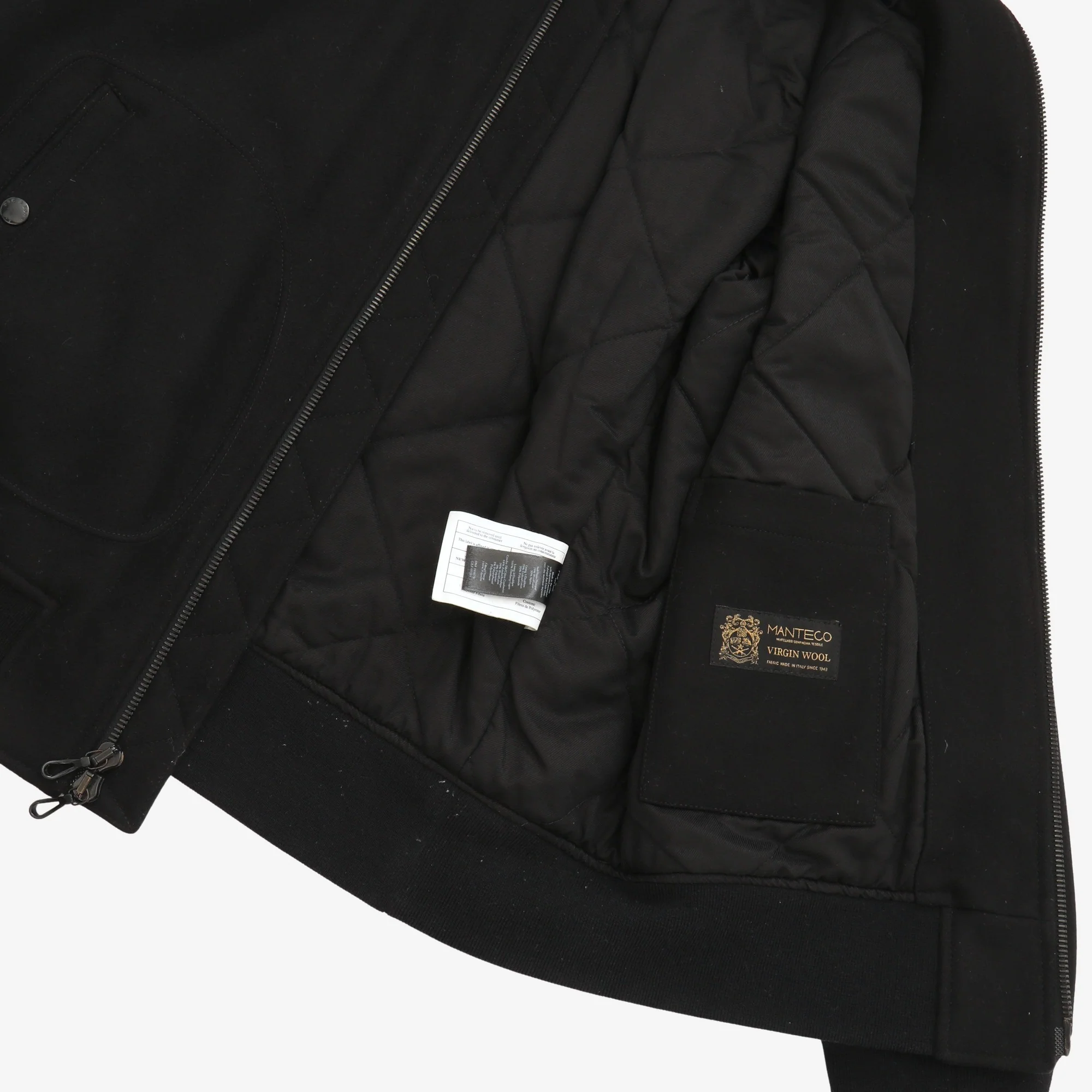 Wool Blend Bomber Jacket - Image 4