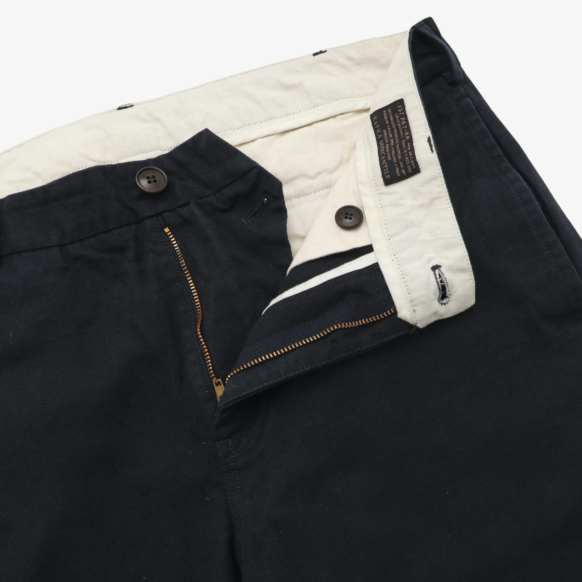 Wool Blend Twill Trousers (34W X 27L) - Image 3