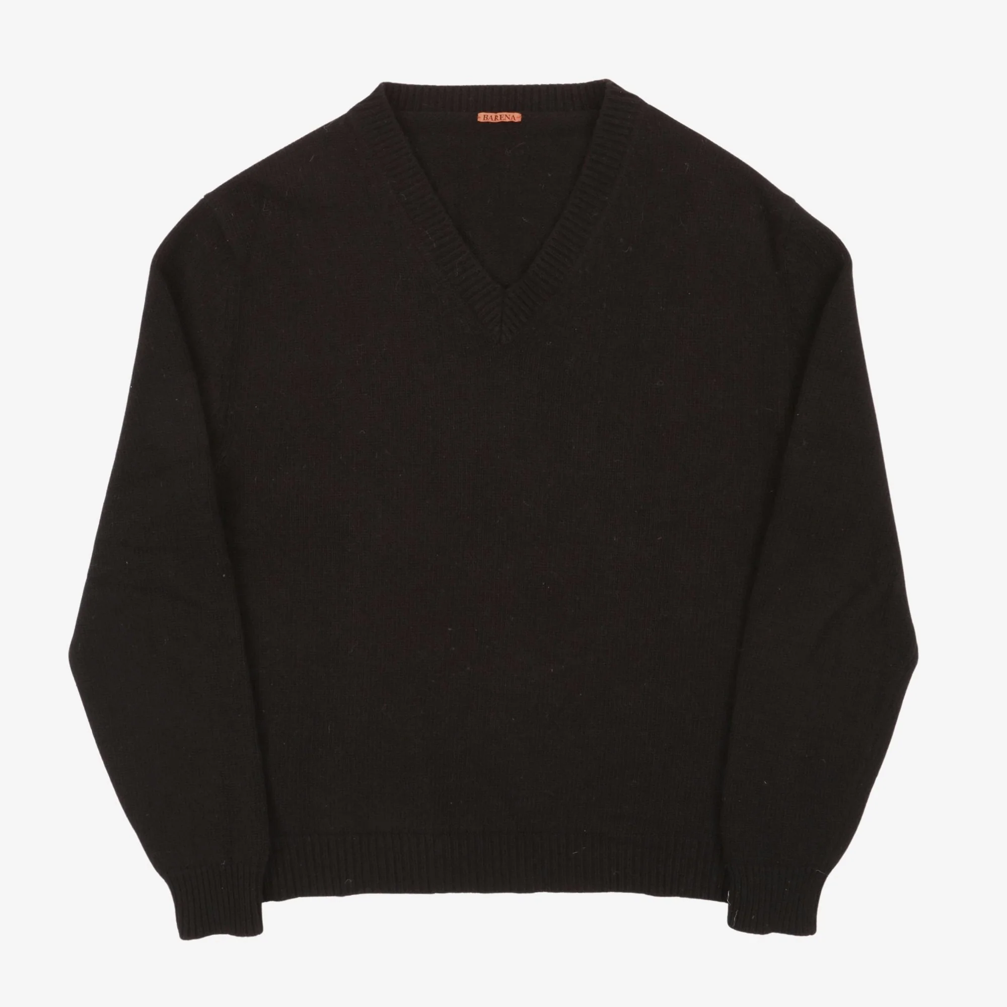 Wool Blend V Neck Sweater