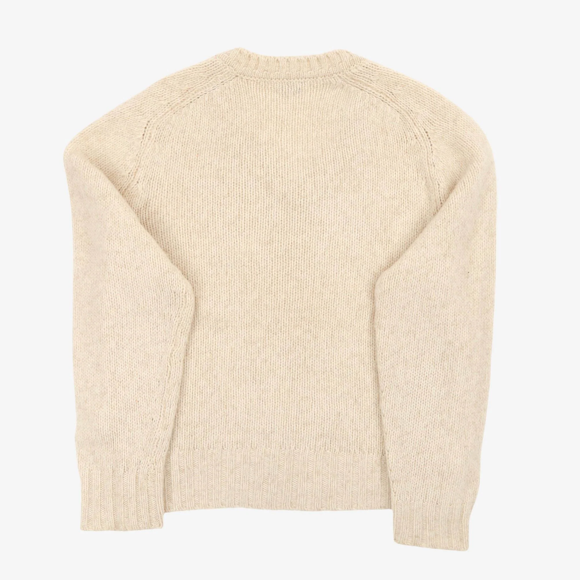 Wool Cashmere V Neck Sweater - Image 2