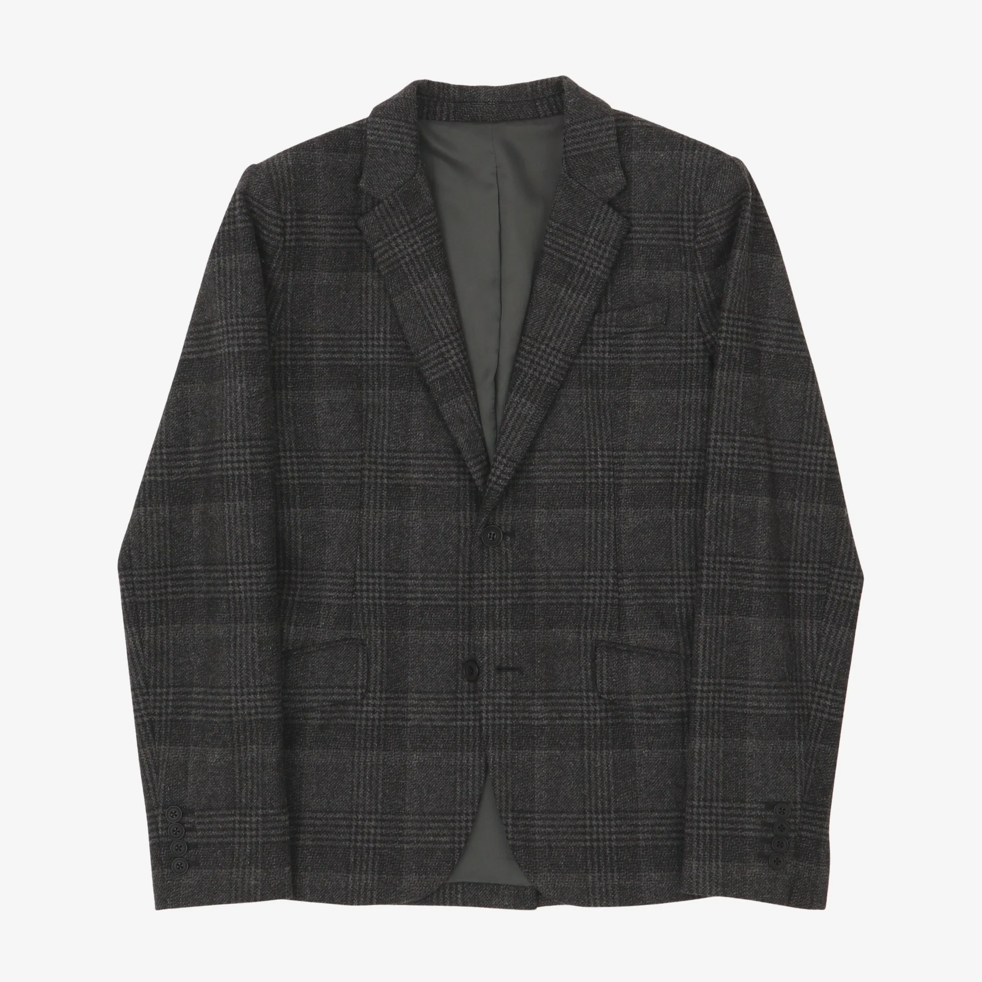 Wool Check Blazer