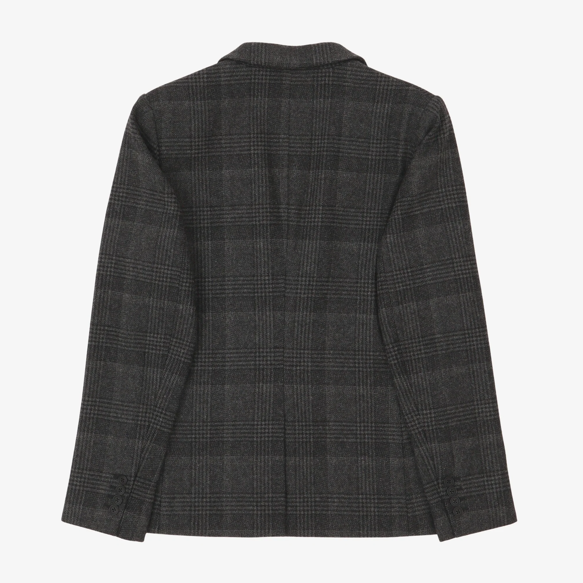 Wool Check Blazer - Image 2