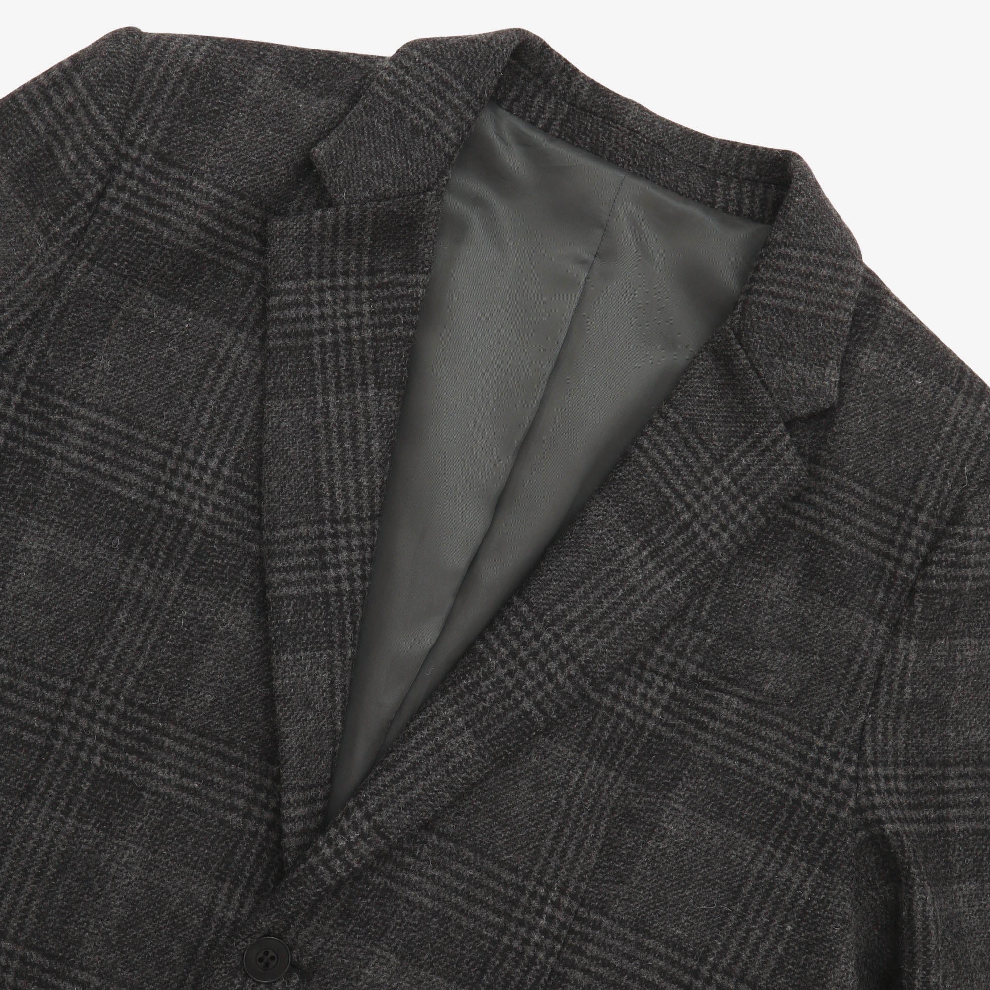 Wool Check Blazer - Image 3