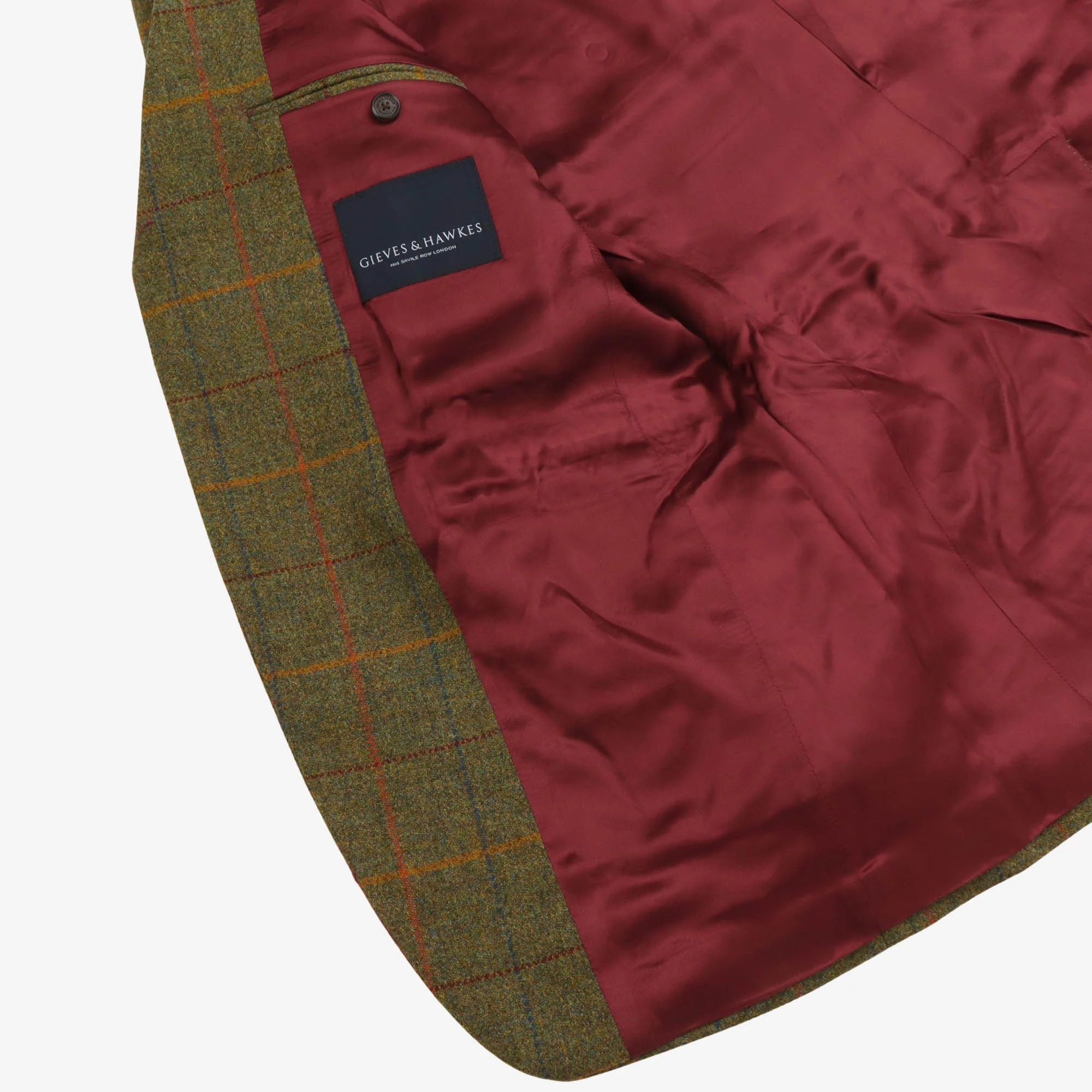 Wool Check Blazer - Image 4
