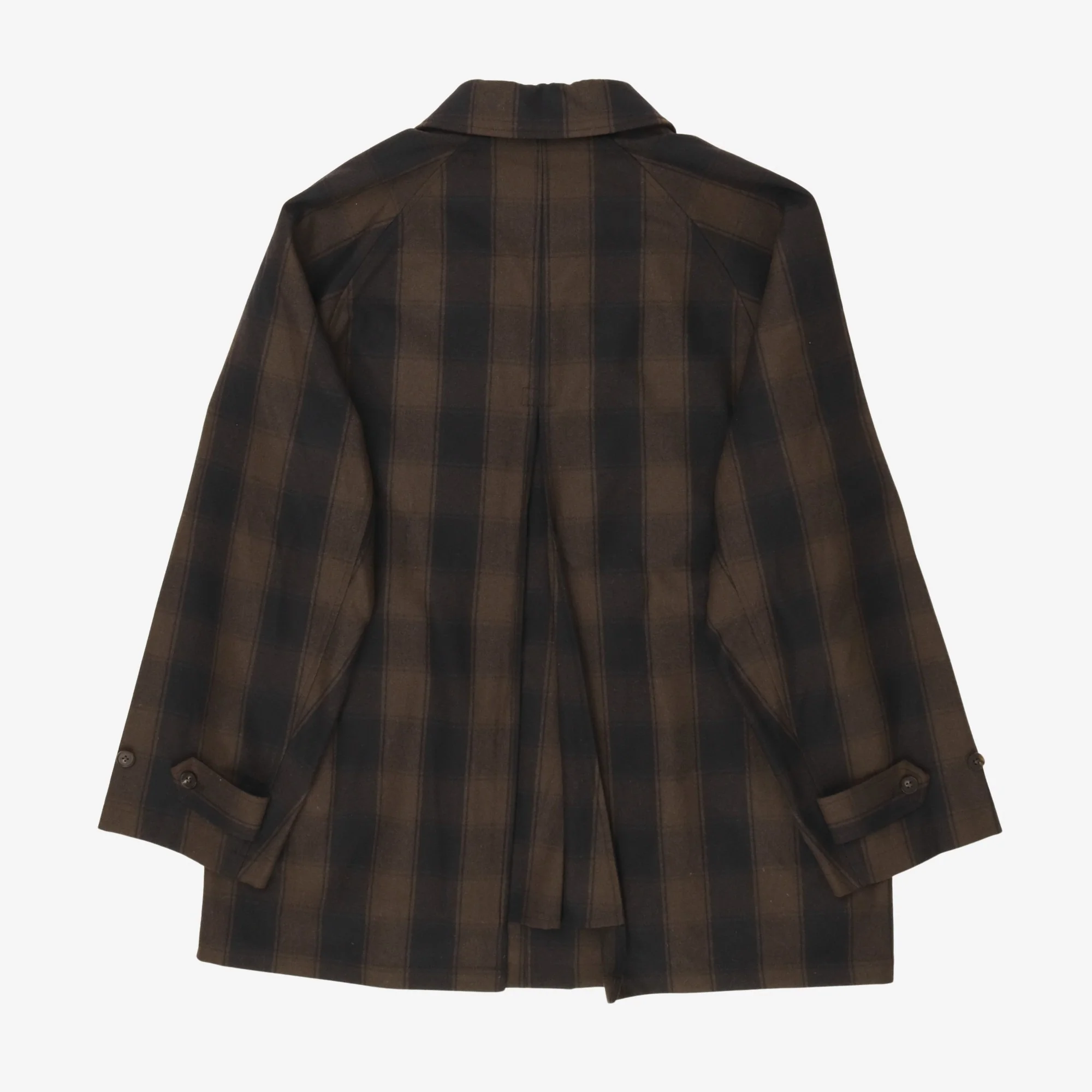 Wool Check Coat (Oversized) - Image 2