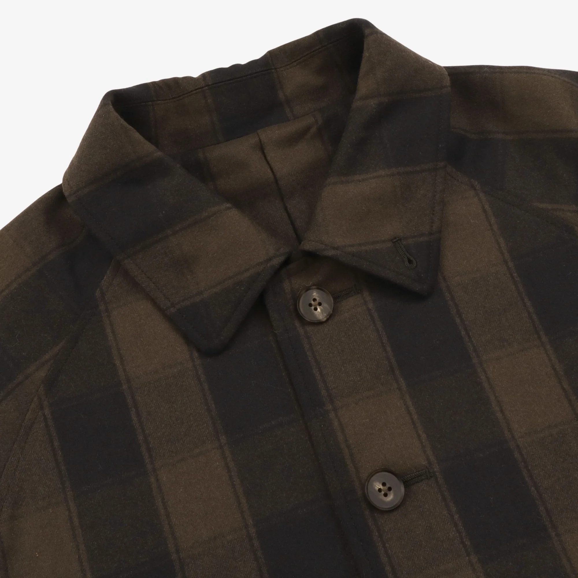 Wool Check Coat (Oversized) - Image 3